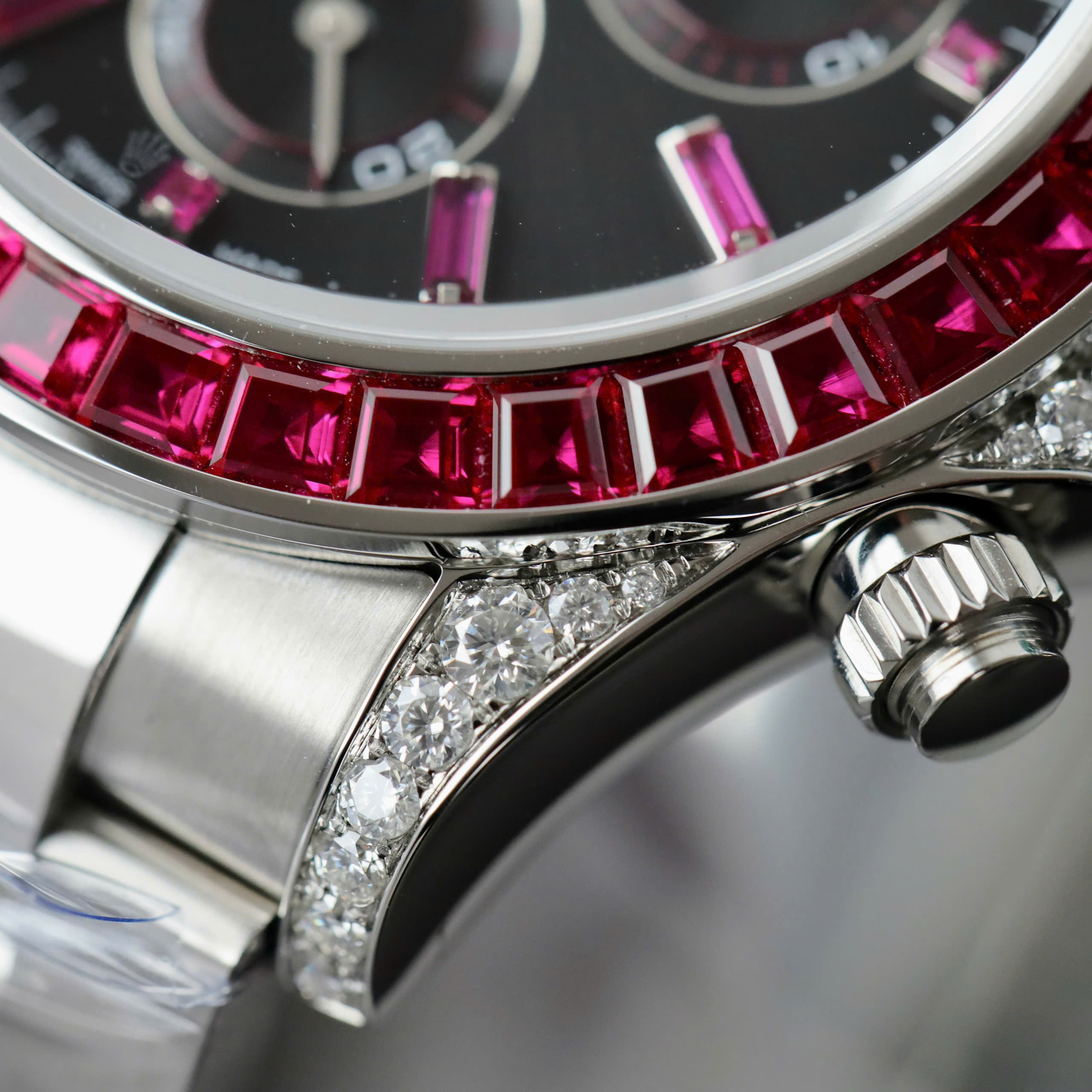 Đồng Hồ Rolex Daytona 126599TRU Chế Tác Đính Ruby Baguette Tổng Hợp - 40mm