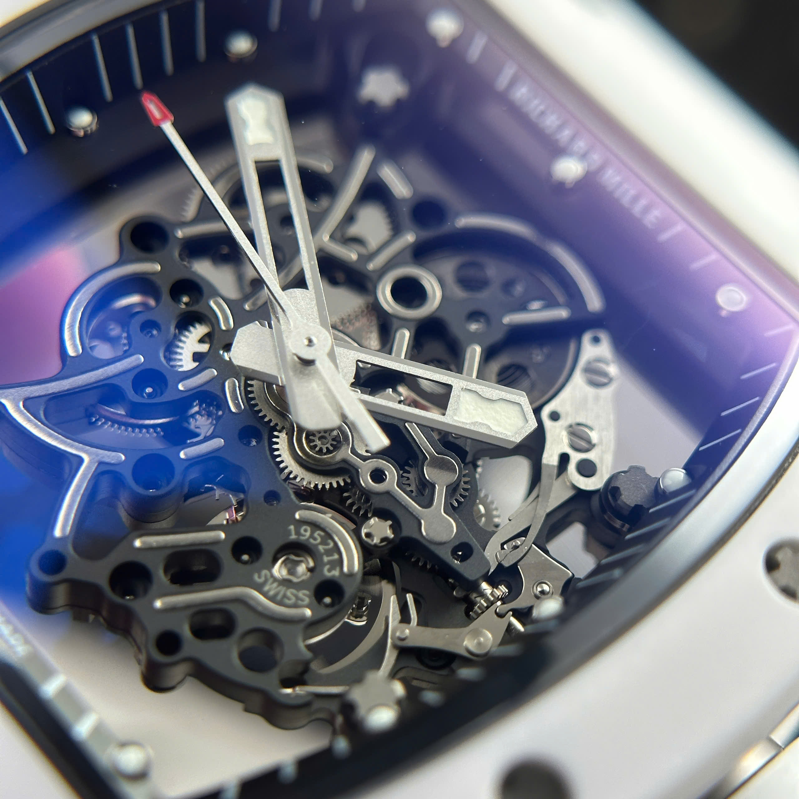 Đồng Hồ Richard Mille RM055 Vỏ Gốm Ceramic Trắng Rep 1:1 APS Factory