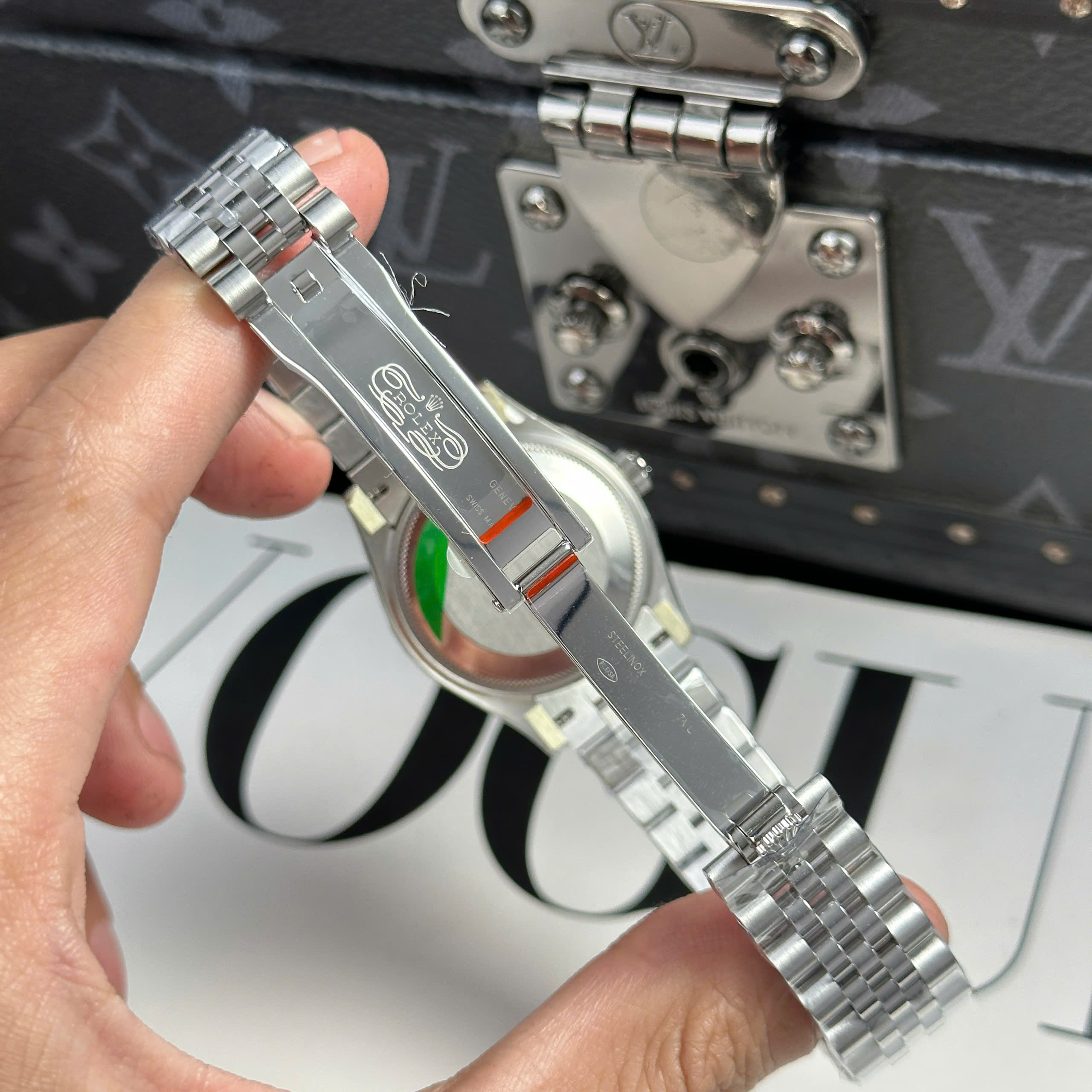 Đồng Hồ Rolex Lady Datejust 31mm 278384 Mặt Mop Viền Đính Đá CZ Rep 1:1 THB Factory