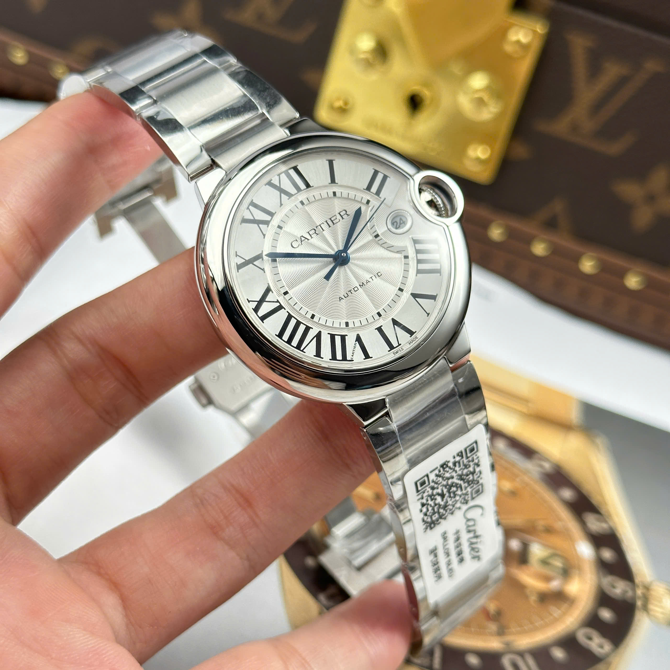 Đồng Hồ Cartier Ballon Bleu 40mm Rep 1:1 Cao Cấp AF Factory