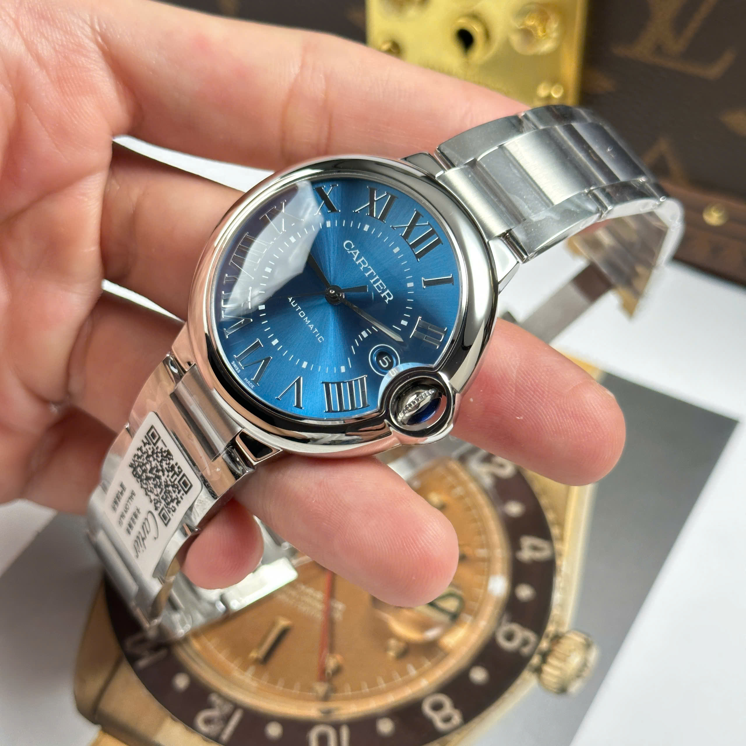 Đồng Hồ Cartier Ballon Bleu 40mm Rep 1:1 Cao Cấp AF Factory