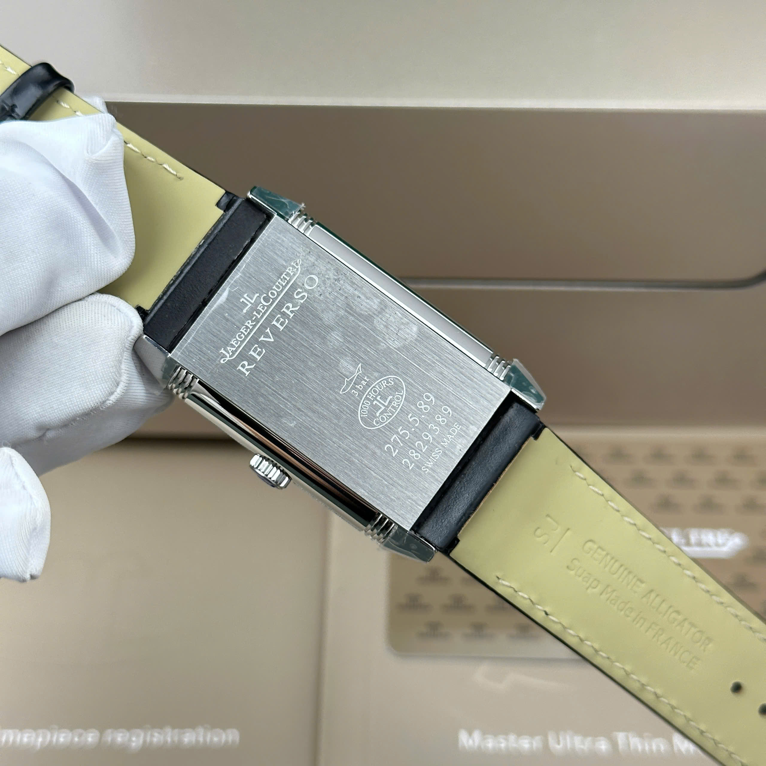 Đồng Hồ Jaeger LeCoultre Master Reverso 28.3mm x 47mm Rep 1:1 Cao Cấp 2 Mặt MG Factory