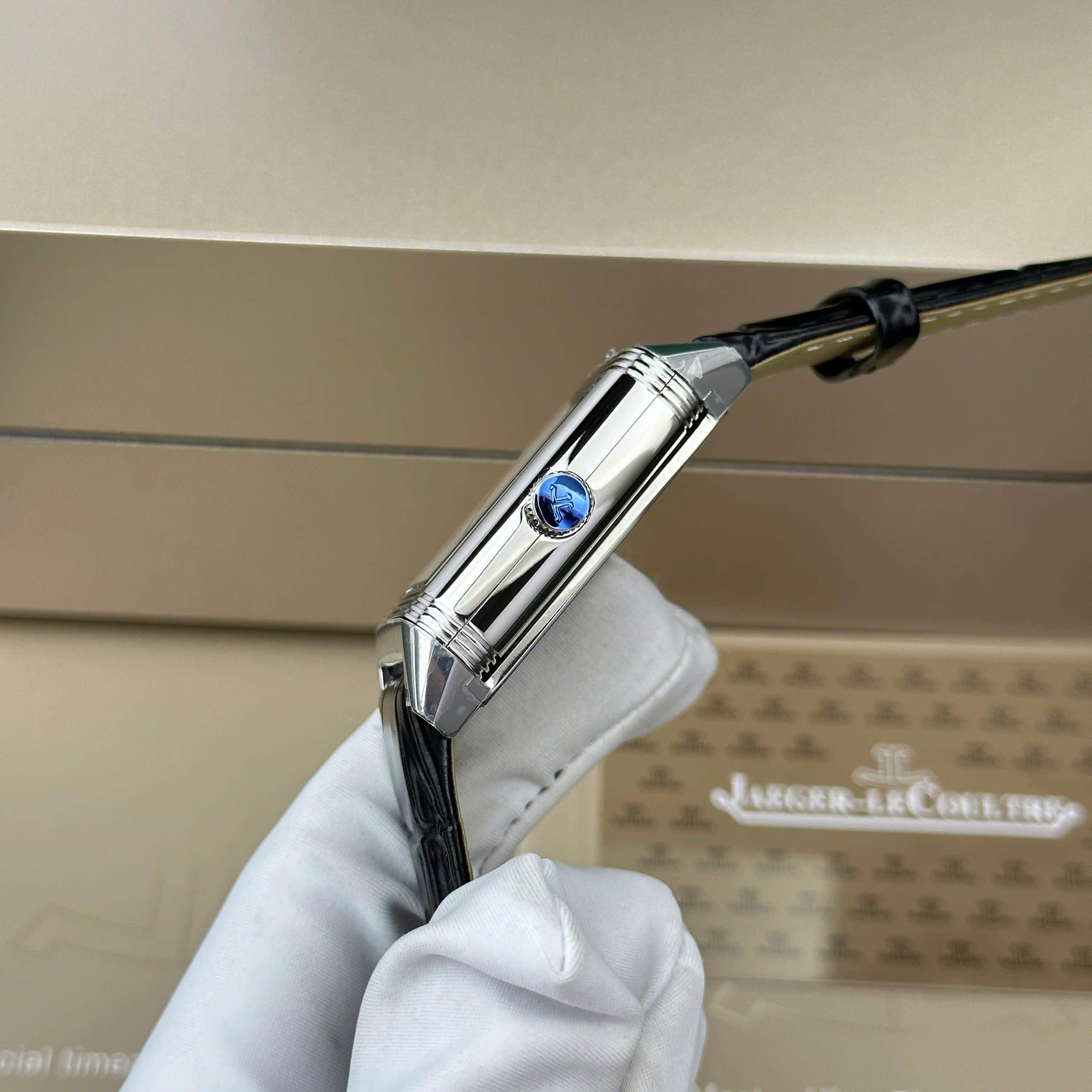 Đồng Hồ Jaeger LeCoultre Master Reverso 28.3mm x 47mm Rep 1:1 Cao Cấp 2 Mặt MG Factory