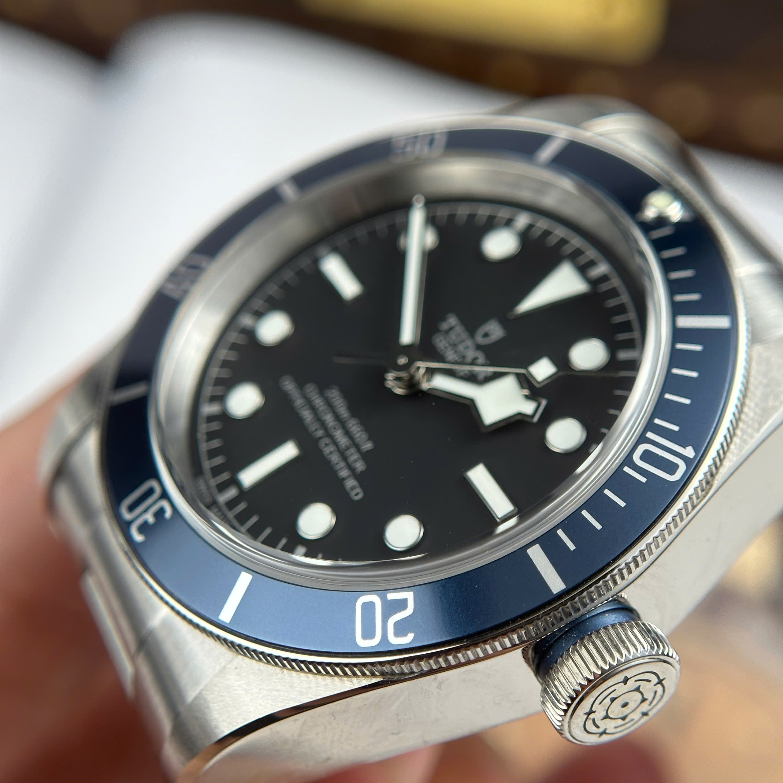Đồng Hồ Tudor Black Bay Heritage M79230B 41mm Rep 1:1 Viền Ceramic Xanh Blue ZF Factory
