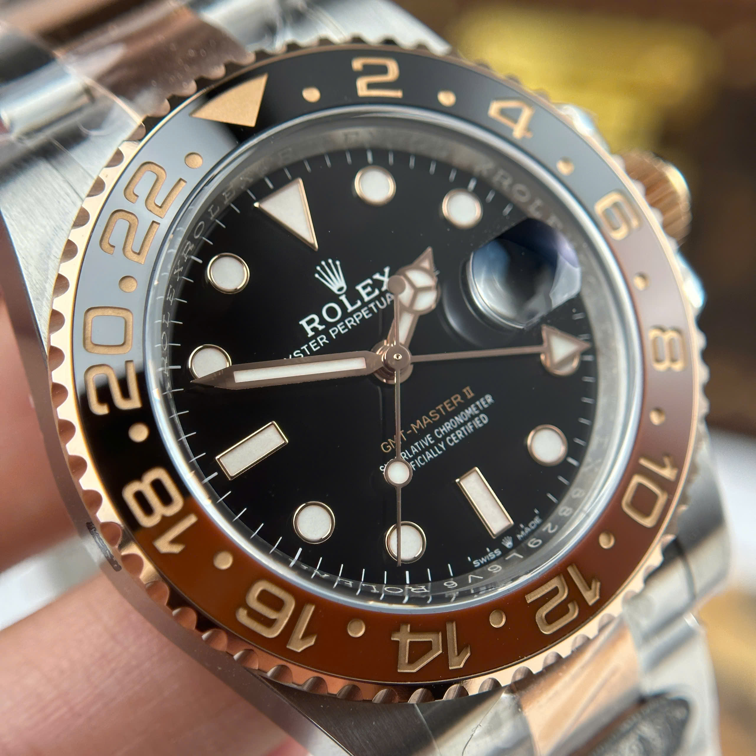 Đồng Hồ Rolex GMT-Master II 126711CHNR Root Beer Rep 1:1 Clean Factory
