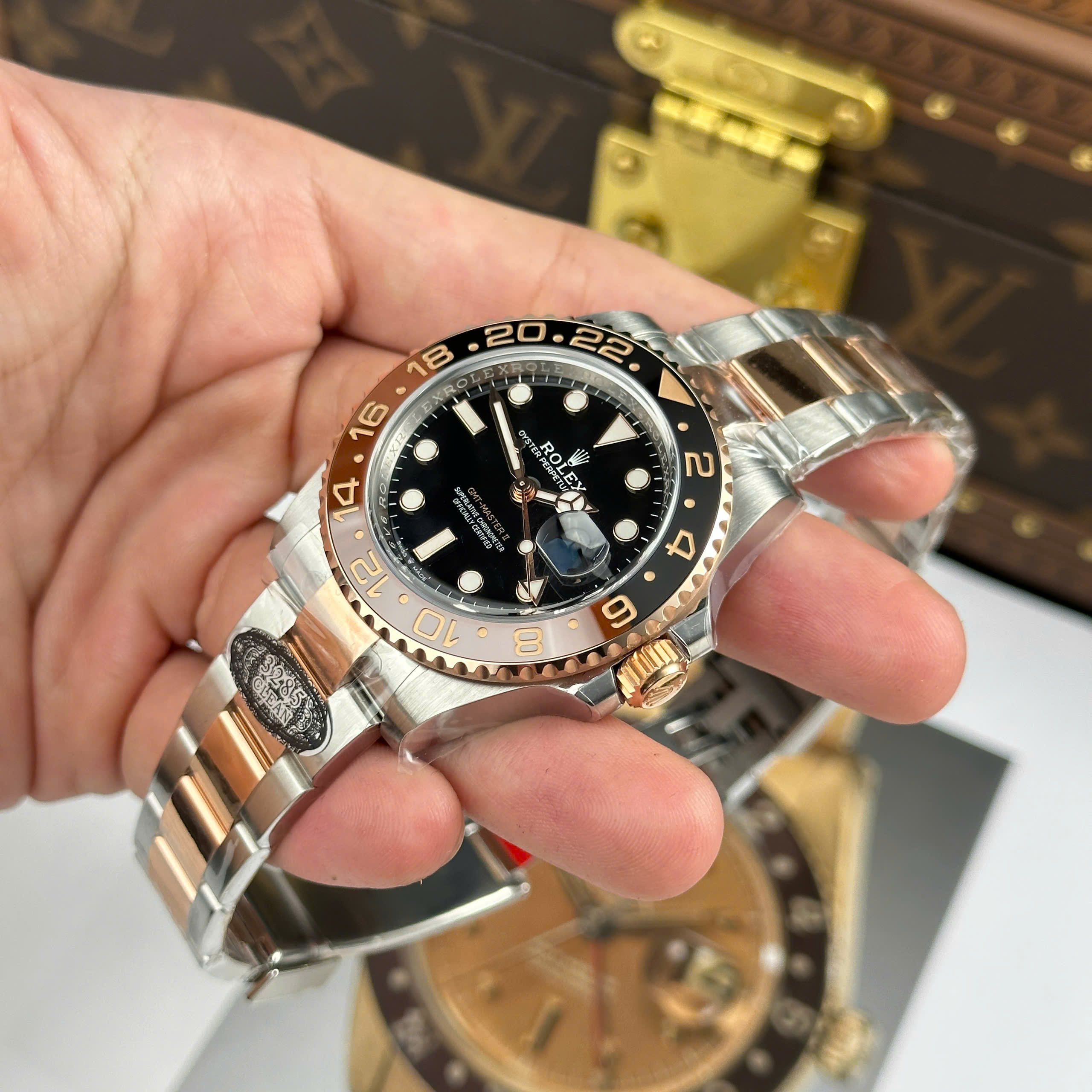 Đồng Hồ Rolex GMT-Master II 126711CHNR Root Beer Rep 1:1 Clean Factory