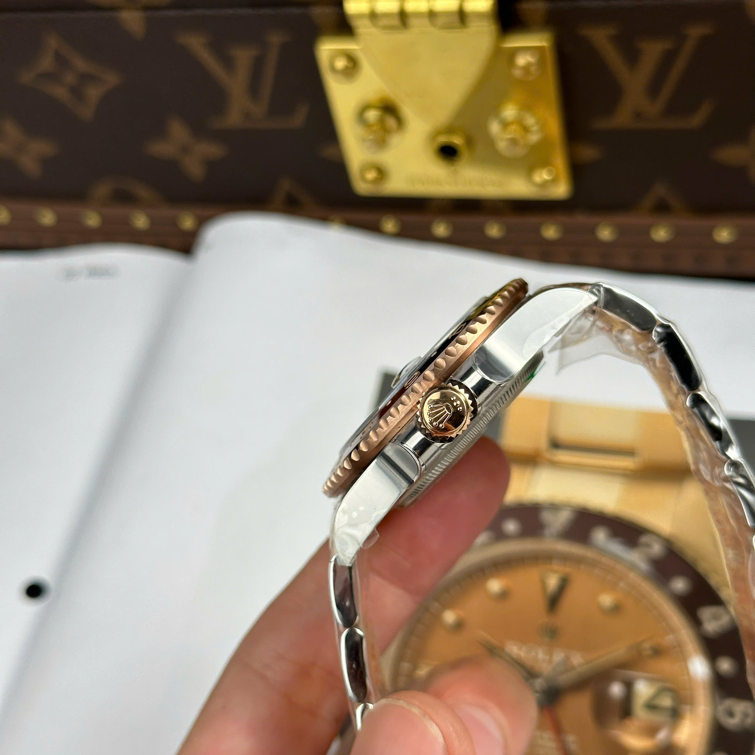 Đồng Hồ Rolex GMT-Master II 126711CHNR Root Beer Rep 1:1 Clean Factory