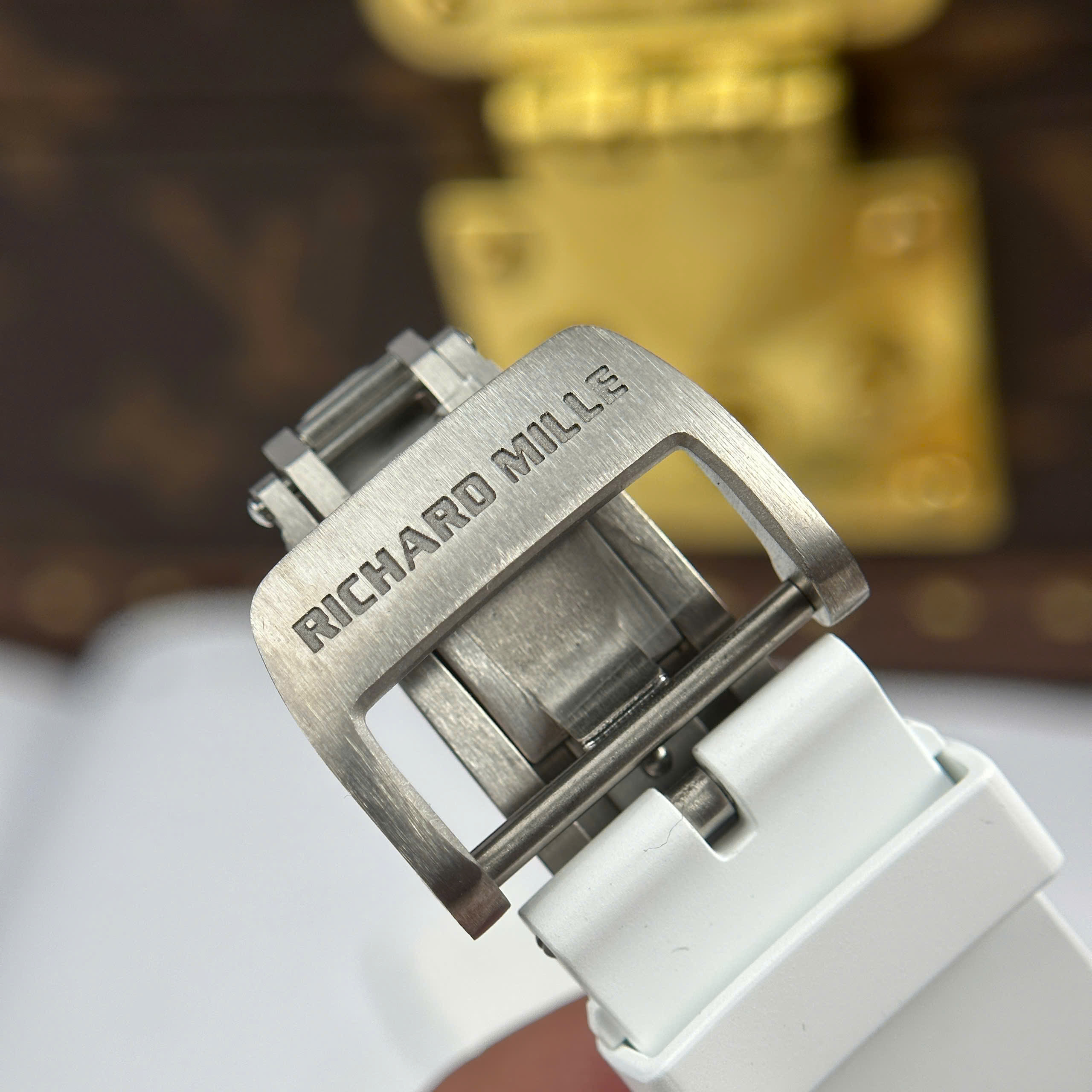 Đồng Hồ Richard Mille RM055 Vỏ Gốm Ceramic Trắng Khung Máy RMUL2 Rep 1:1 ZF Factory