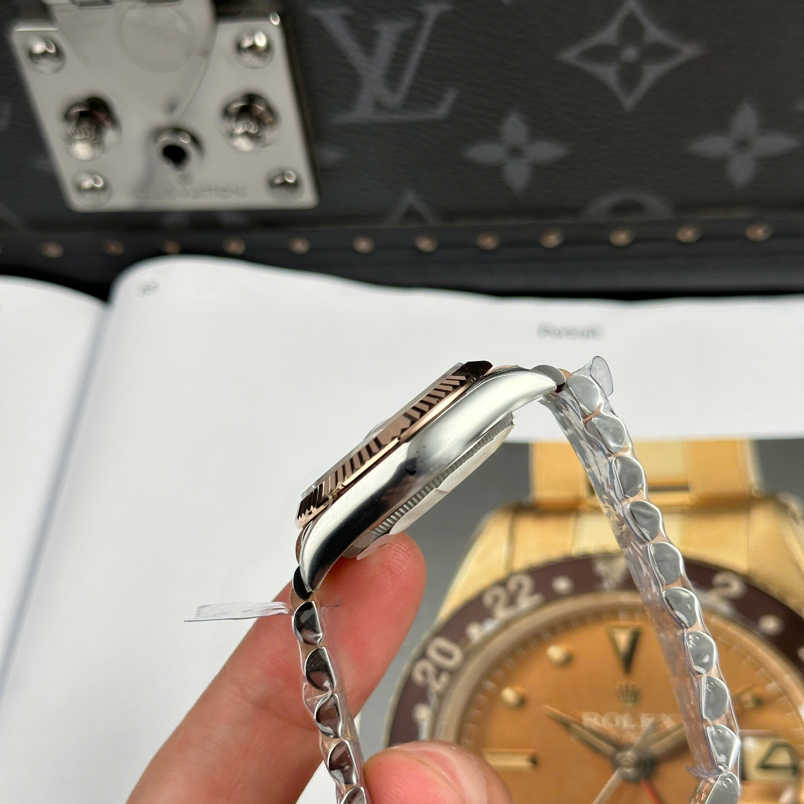 Đồng Hồ Rolex Lady Datejust 31mm Mặt Nâu Chocolate Rep 1:1 Cao Cấp THB Factory