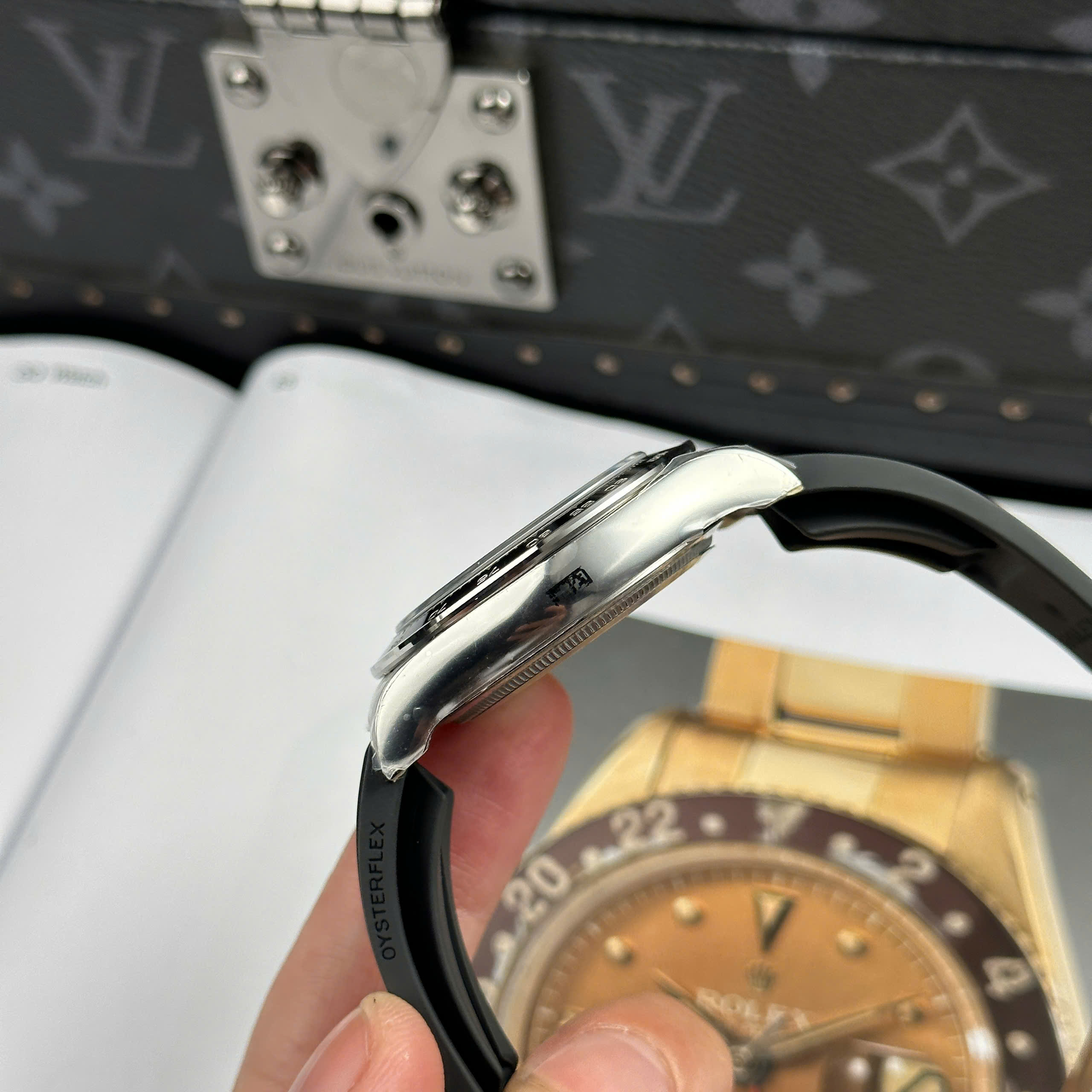 Đồng Hồ Rolex Cosmograph Daytona 40mm 126519LN Mặt Số Đen Rep 1:1 Cao Cấp