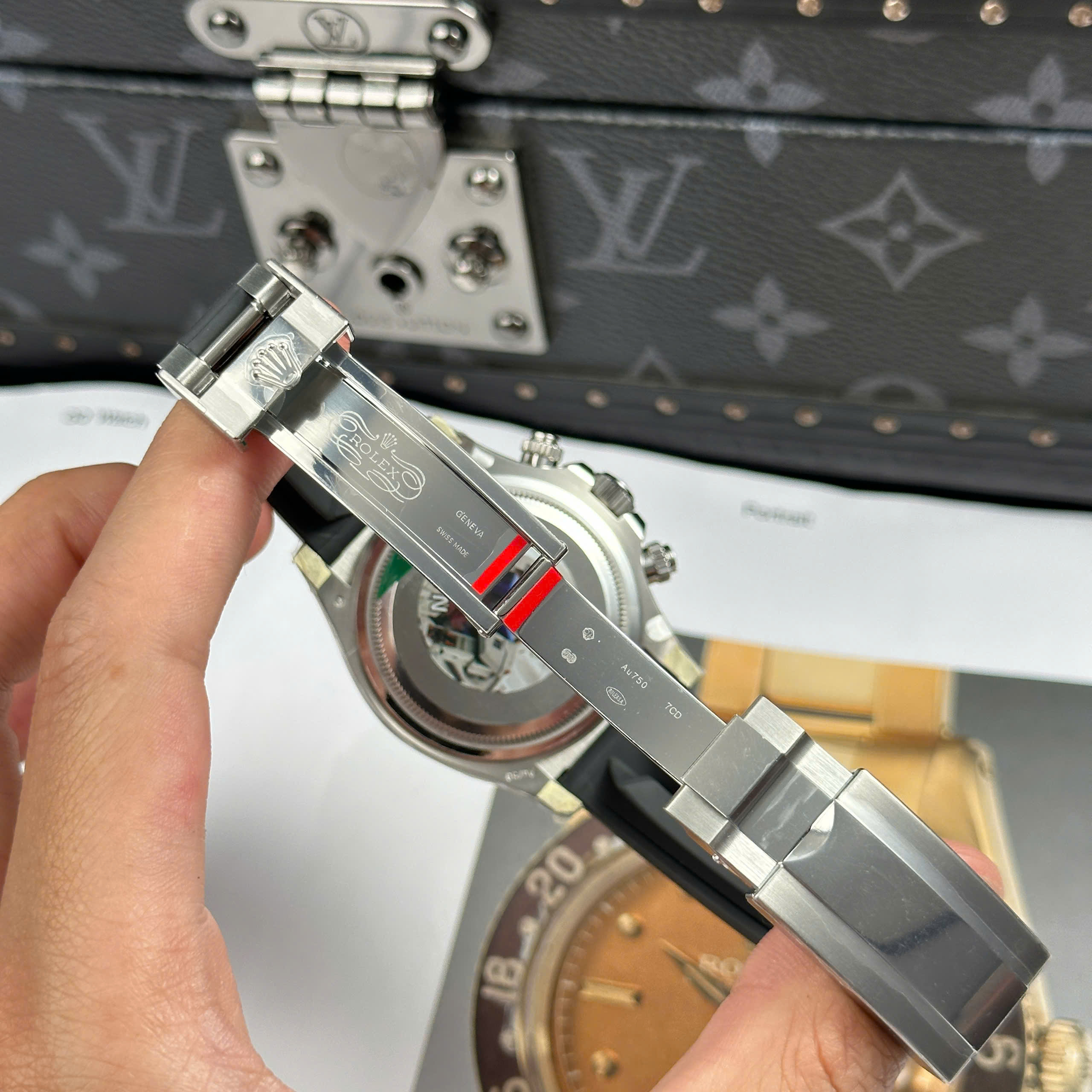 Đồng Hồ Rolex Cosmograph Daytona 40mm 126519LN Mặt Số Đen Rep 1:1 Cao Cấp