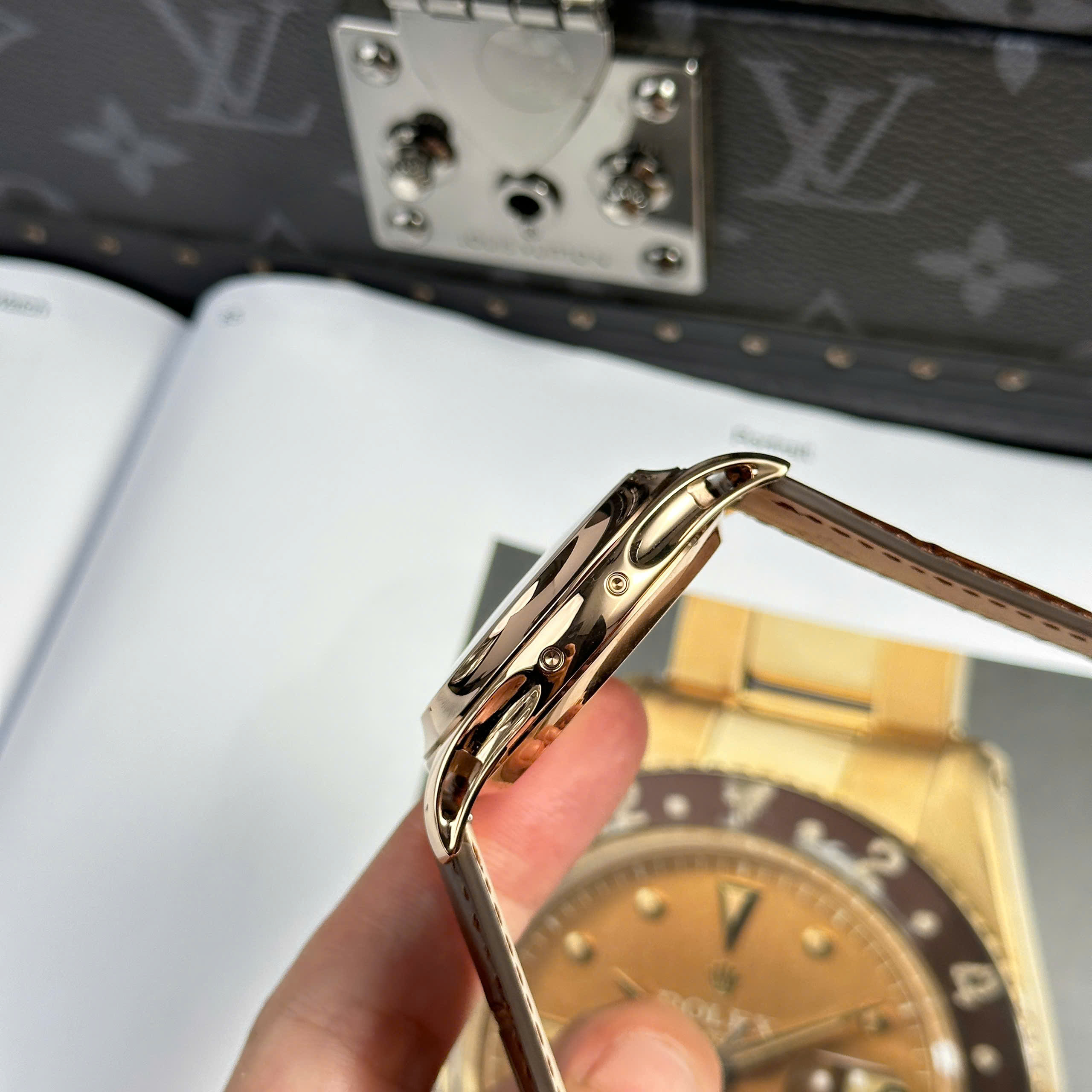 Đồng Hồ Patek Philippe Complications 5205G 40mm Rep 1:1 Cao Cấp KM Factory