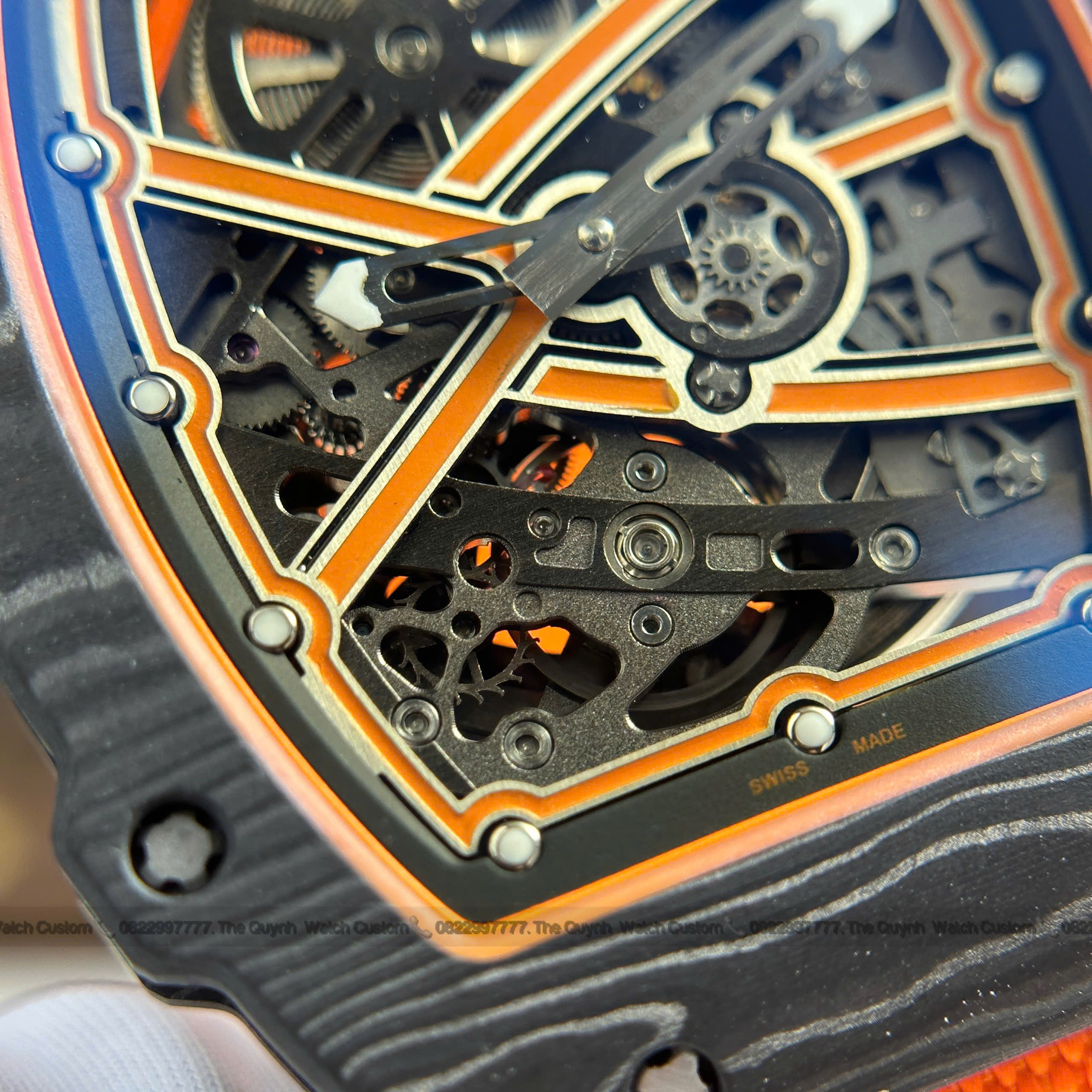 Đồng Hồ Richard Mille RM 67-02 Mclaren TPT Lando Norris 7.8mm Replica 1:1