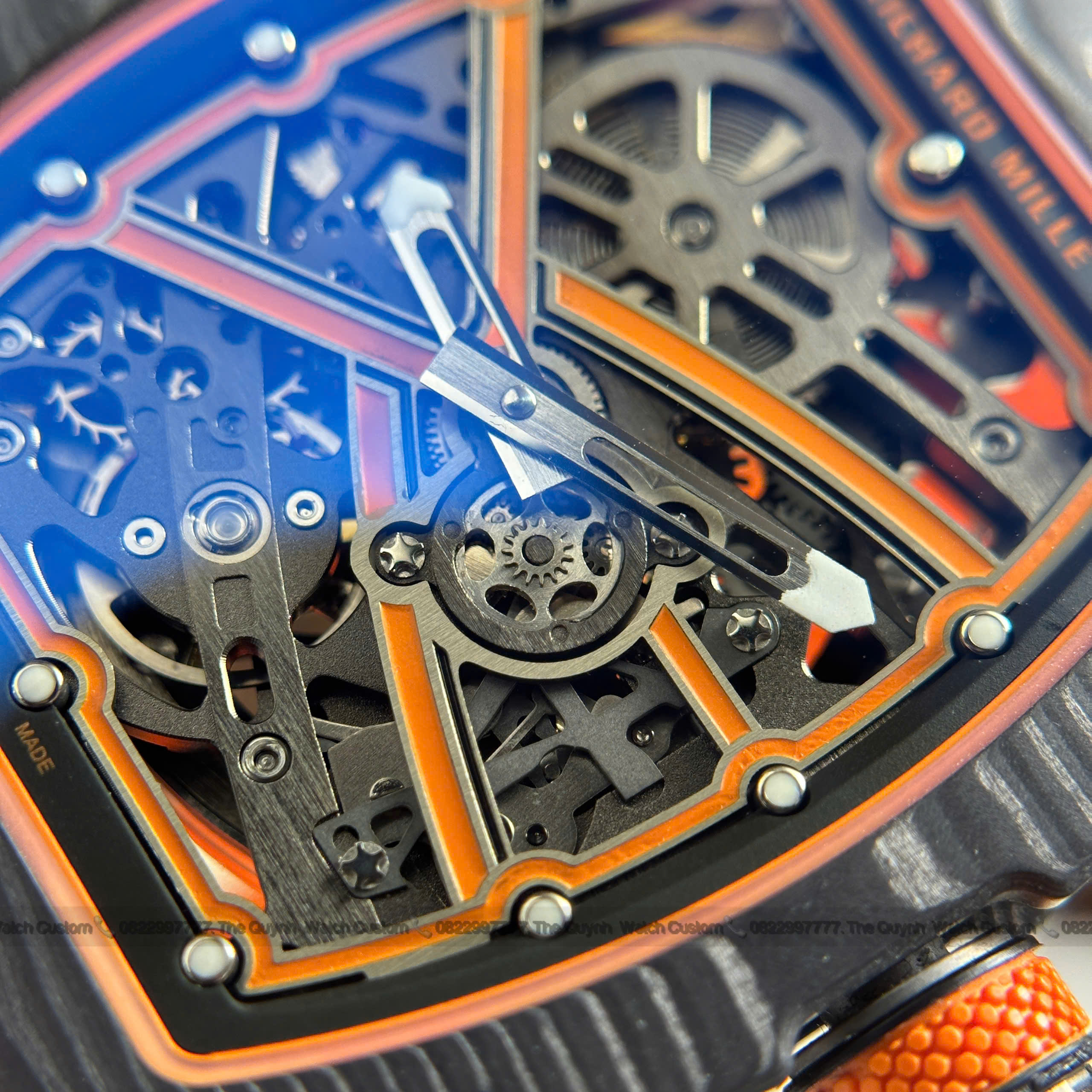 Đồng Hồ Richard Mille RM 67-02 Mclaren TPT Lando Norris 7.8mm Replica 1:1
