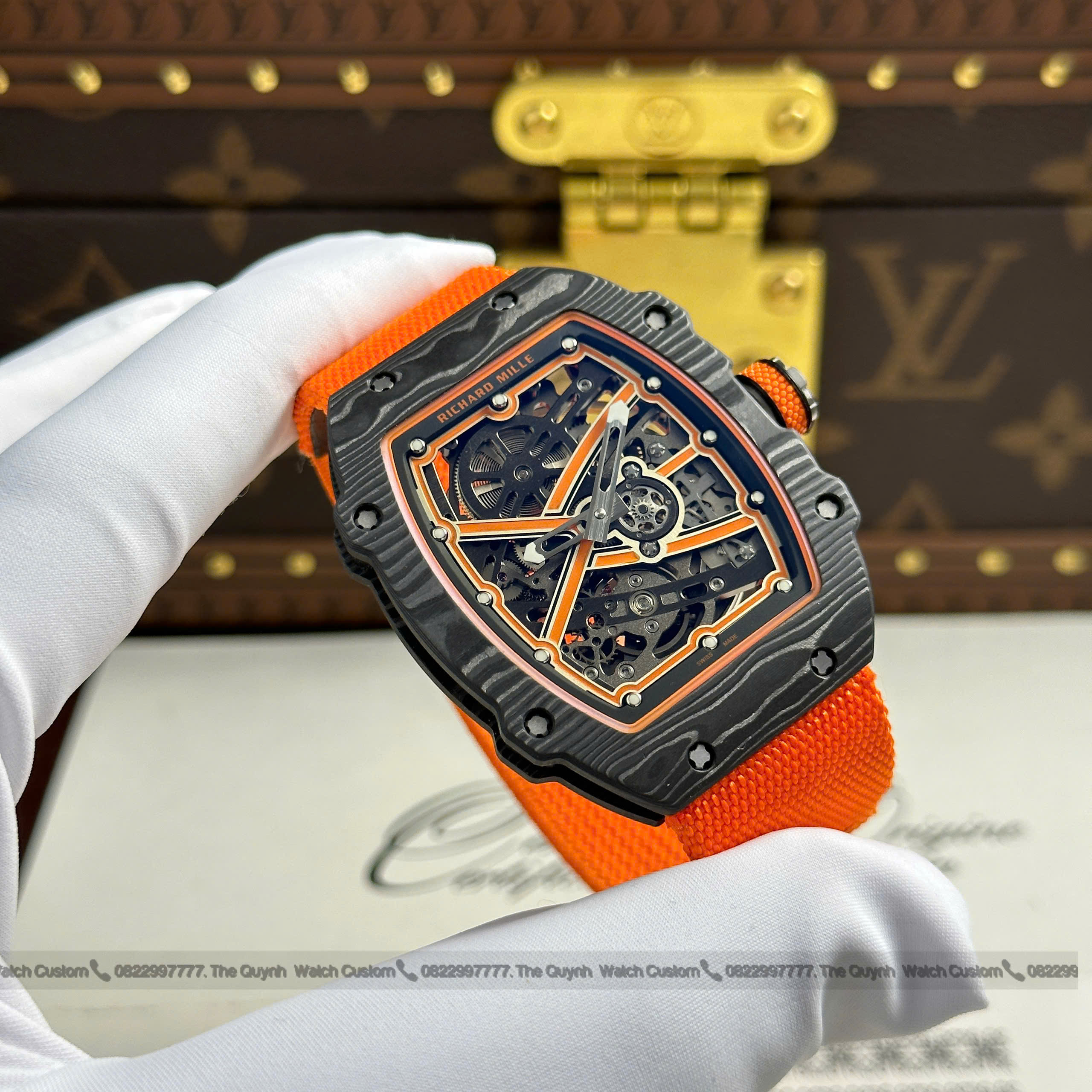 Đồng Hồ Richard Mille RM 67-02 Mclaren TPT Lando Norris 7.8mm Replica 1:1