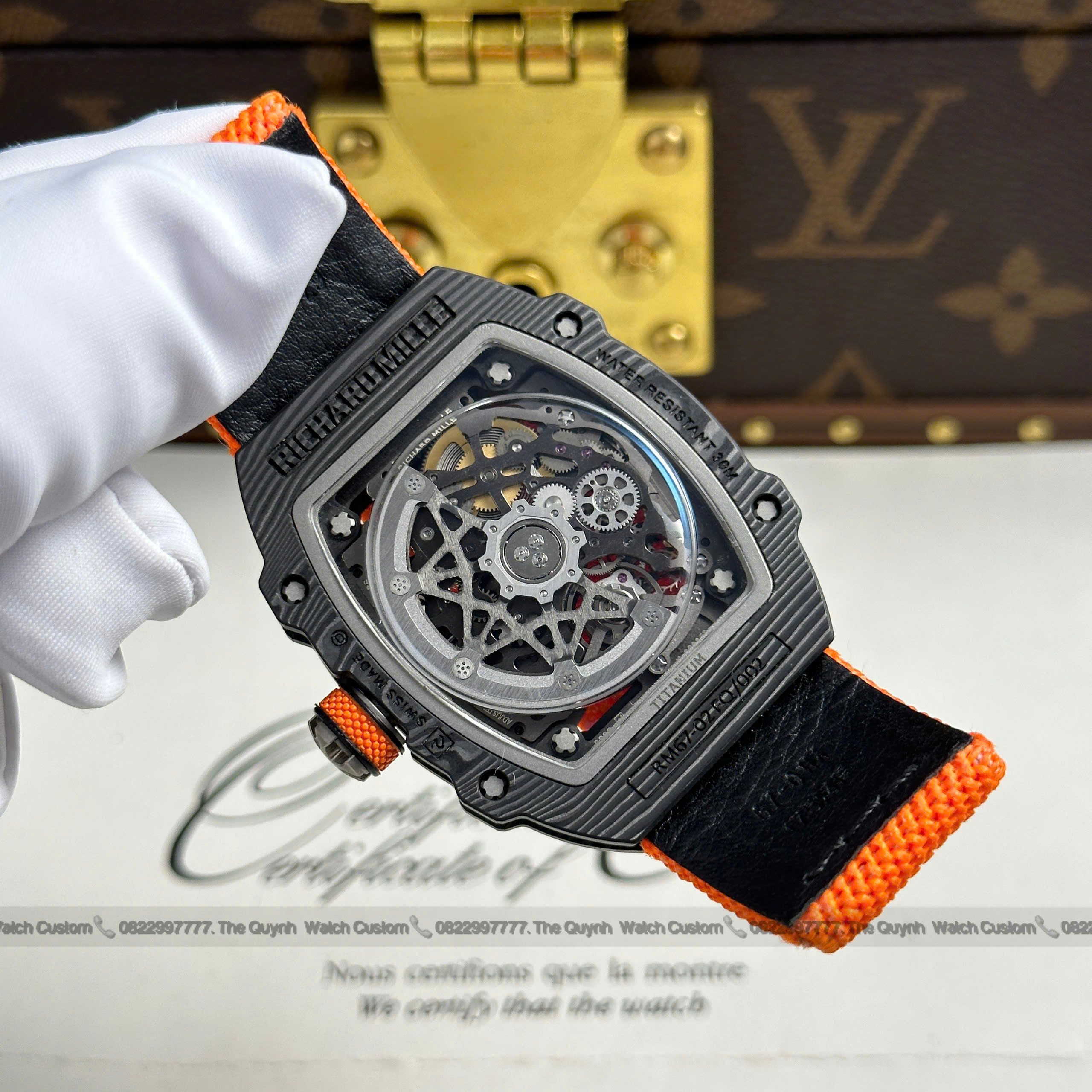 Đồng Hồ Richard Mille RM 67-02 Mclaren TPT Lando Norris 7.8mm Replica 1:1