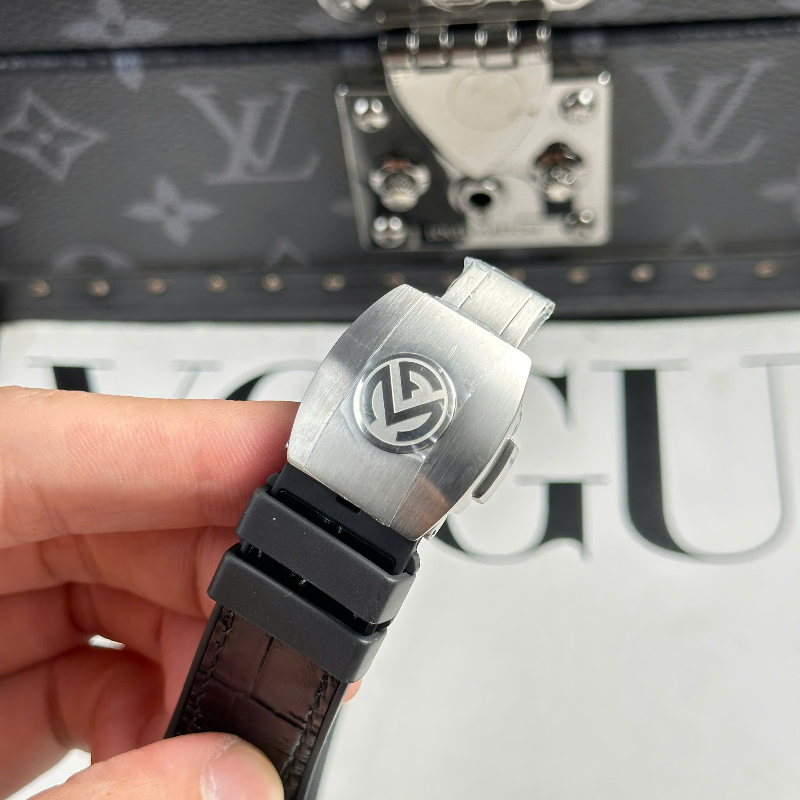 Đồng Hồ Franck Muller Curvex CX Grand Central Tourbillon Mặt Số Skeleton 36mm x 53.1mm Replica 1:1