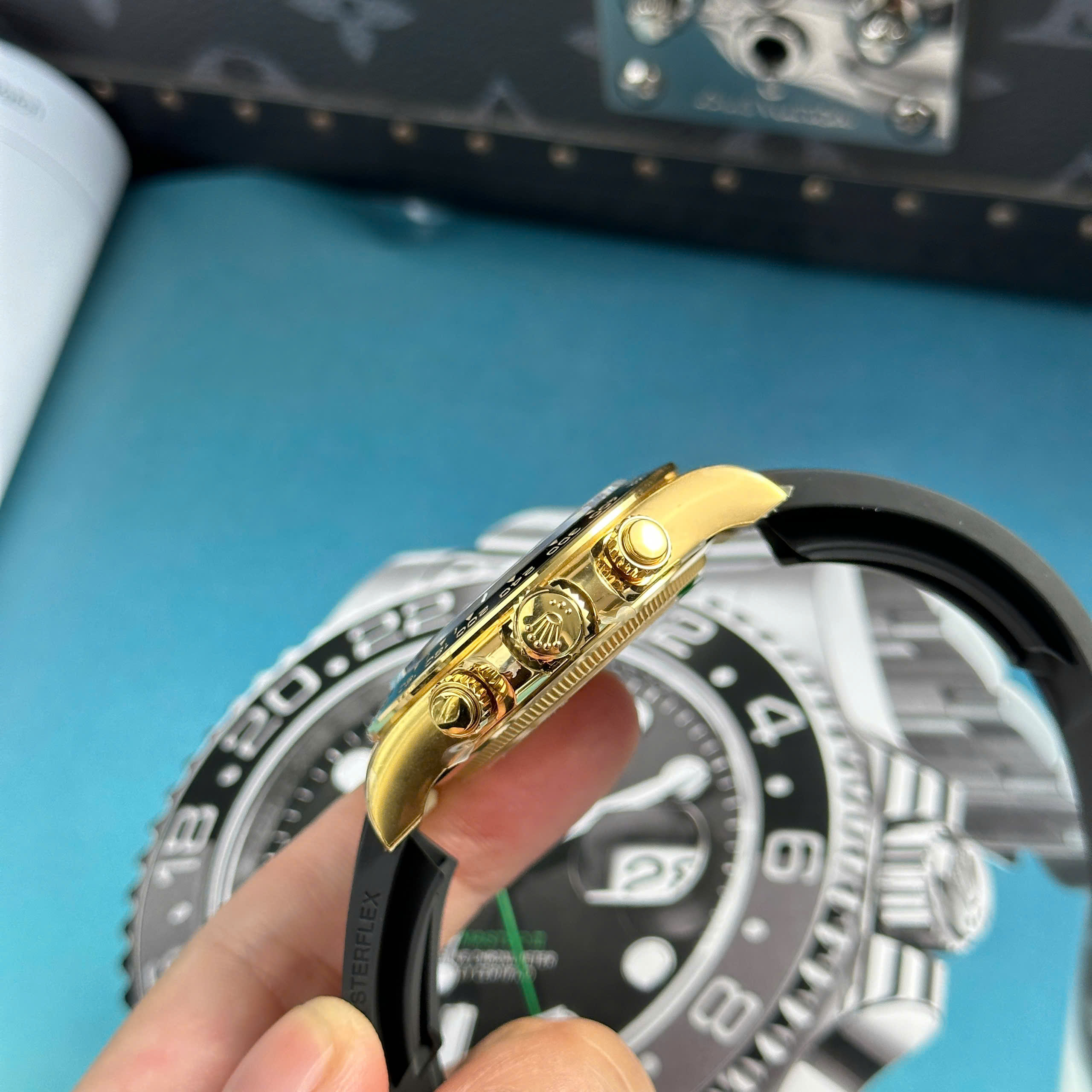 Đồng Hồ Rolex Cosmograph Daytona 126518LN Mặt Số Xanh Ngọc Lam 40mm Rep 1:1 Cao Cấp THB Factory