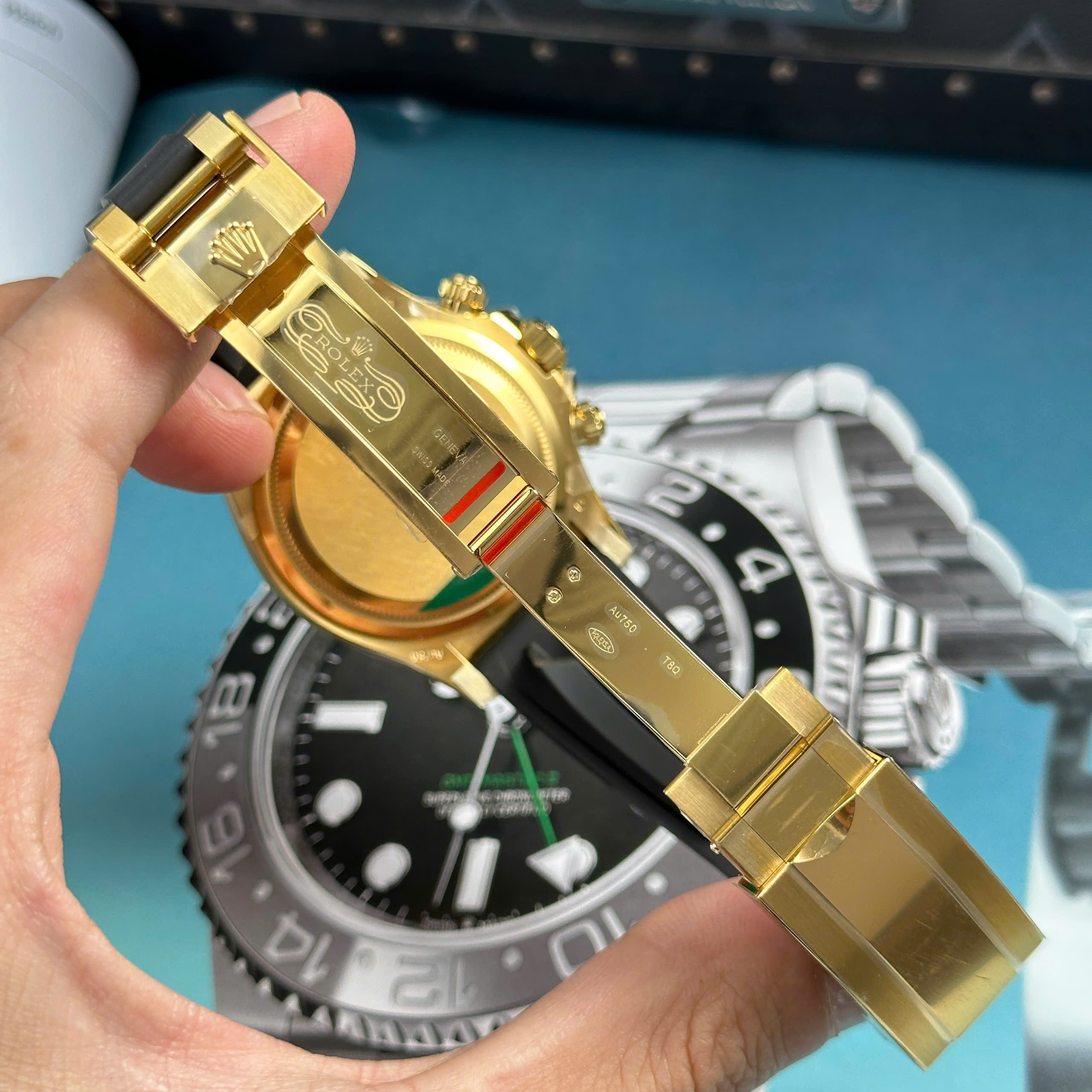 Đồng Hồ Rolex Cosmograph Daytona 126518LN Mặt Số Xanh Ngọc Lam 40mm Rep 1:1 Cao Cấp THB Factory