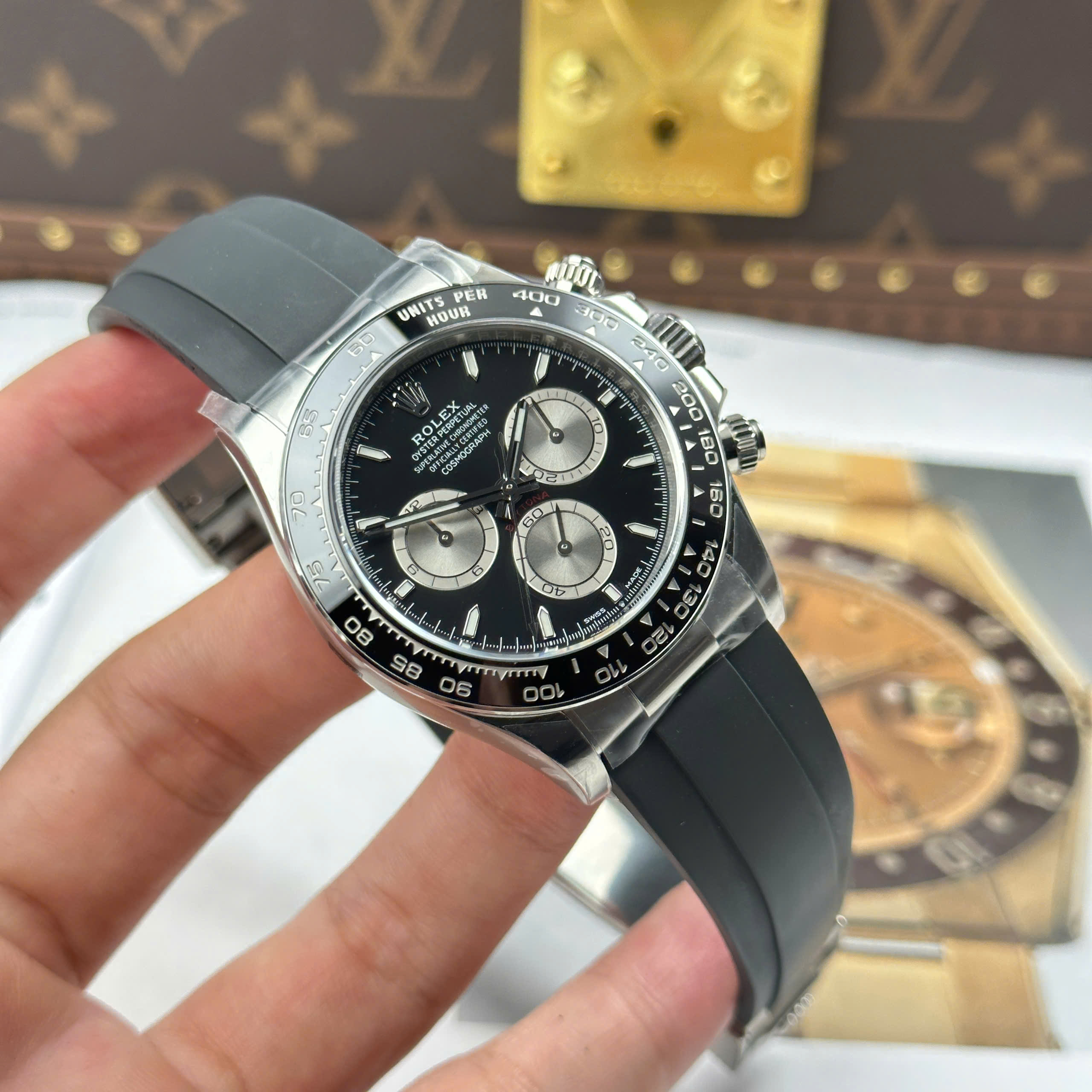;Đồng Hồ Rolex Cosmograpdh Daytona 126519LN 40mm Replica 1:1 Clean Factory