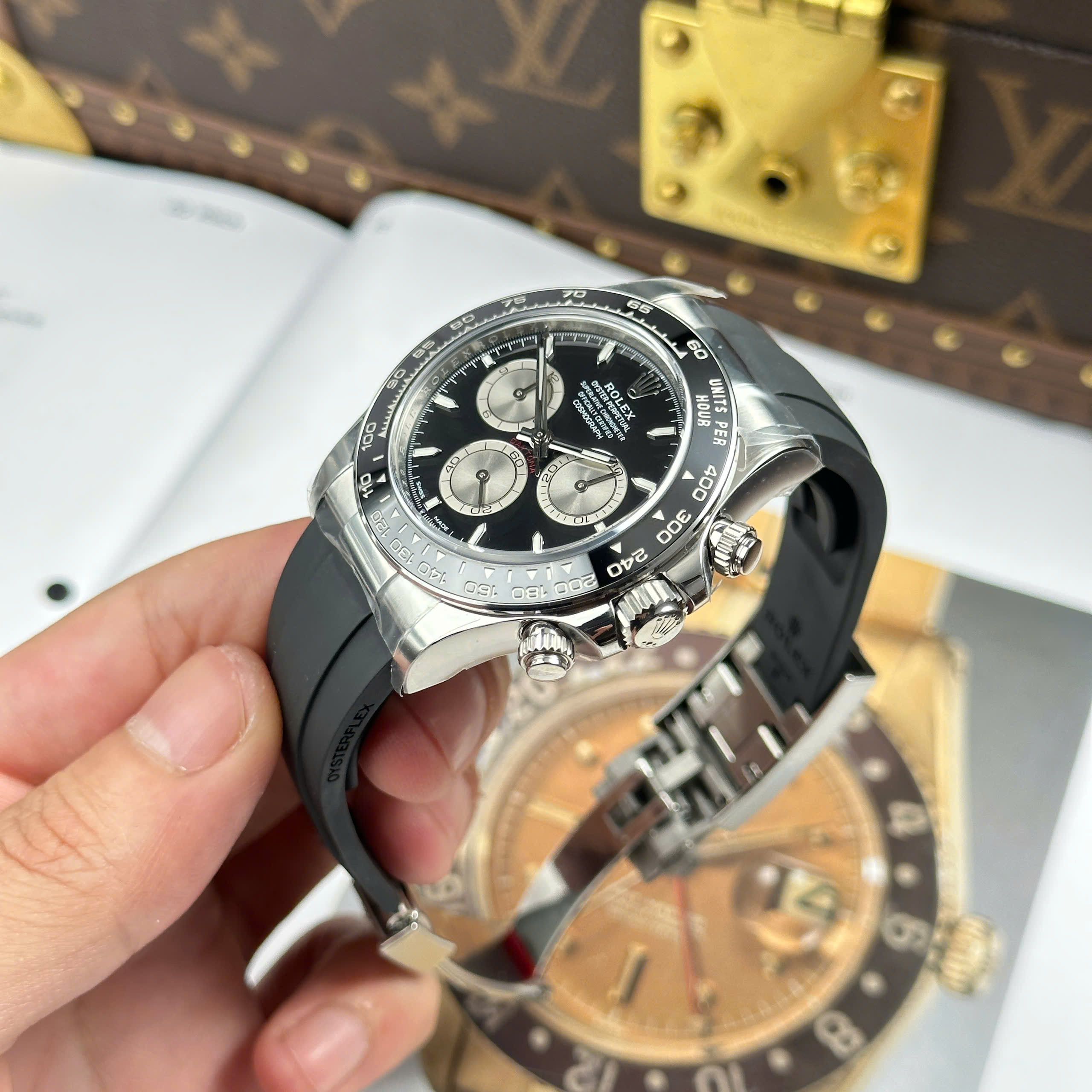 ;Đồng Hồ Rolex Cosmograpdh Daytona 126519LN 40mm Replica 1:1 Clean Factory
