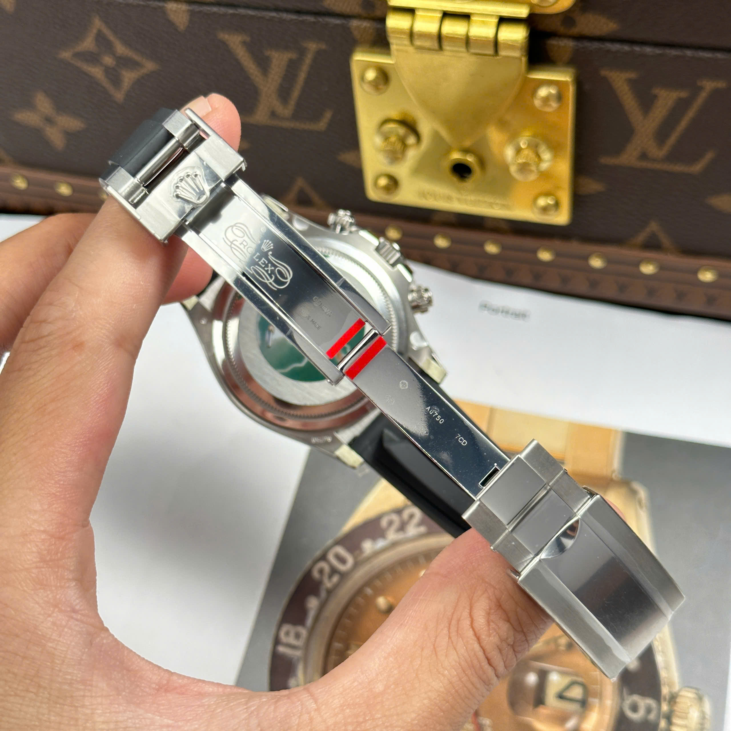 ;Đồng Hồ Rolex Cosmograpdh Daytona 126519LN 40mm Replica 1:1 Clean Factory