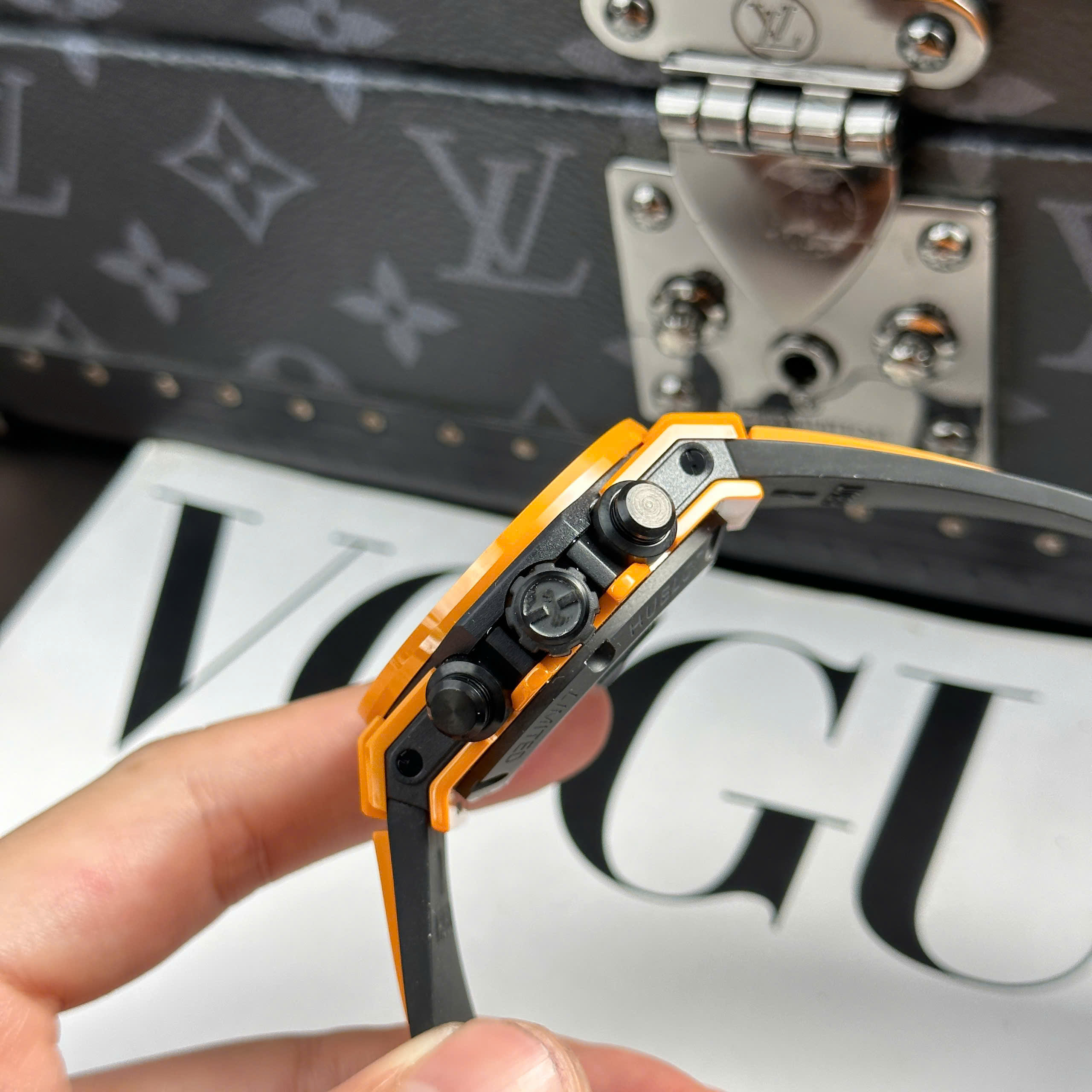Đồng Hồ Hublot Big Bang Unico Orange Ceramic Cam Replica 1:1 42mm BBF Factory