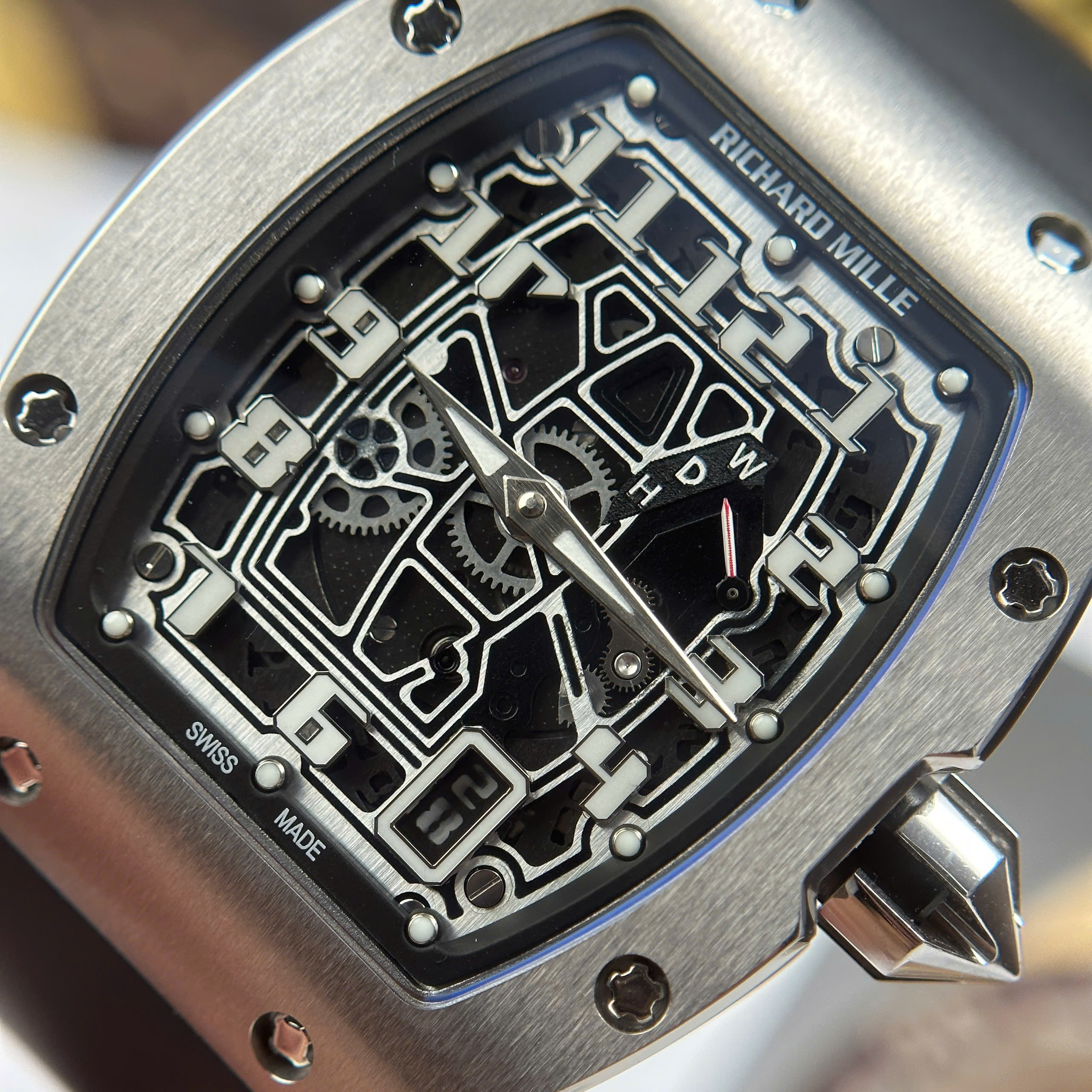 Đồng Hồ Richard Mille RM 67-01 Extra-FI Vỏ Titanium Replica 1:1 38.7mm x 47.5mm