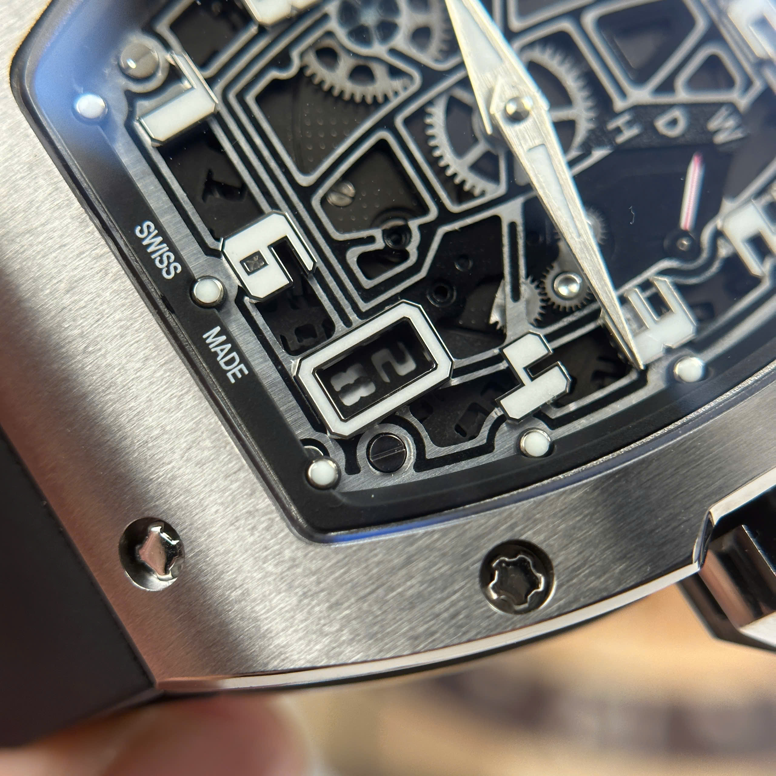 Đồng Hồ Richard Mille RM 67-01 Extra-FI Vỏ Titanium Replica 1:1 38.7mm x 47.5mm
