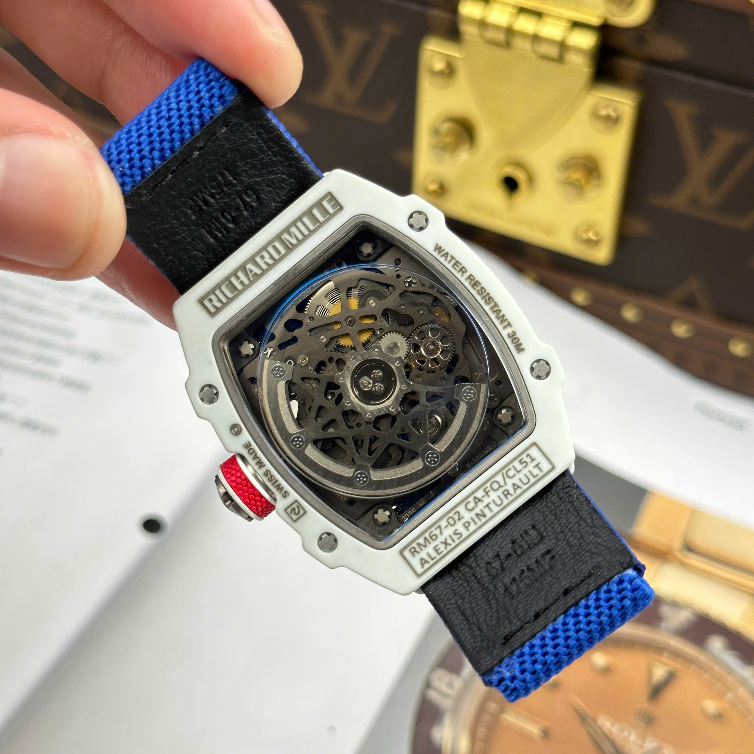 Đồng Hồ Richard Mille RM 67-02 Extra Flat Alexis Pinturault Replica 1:1