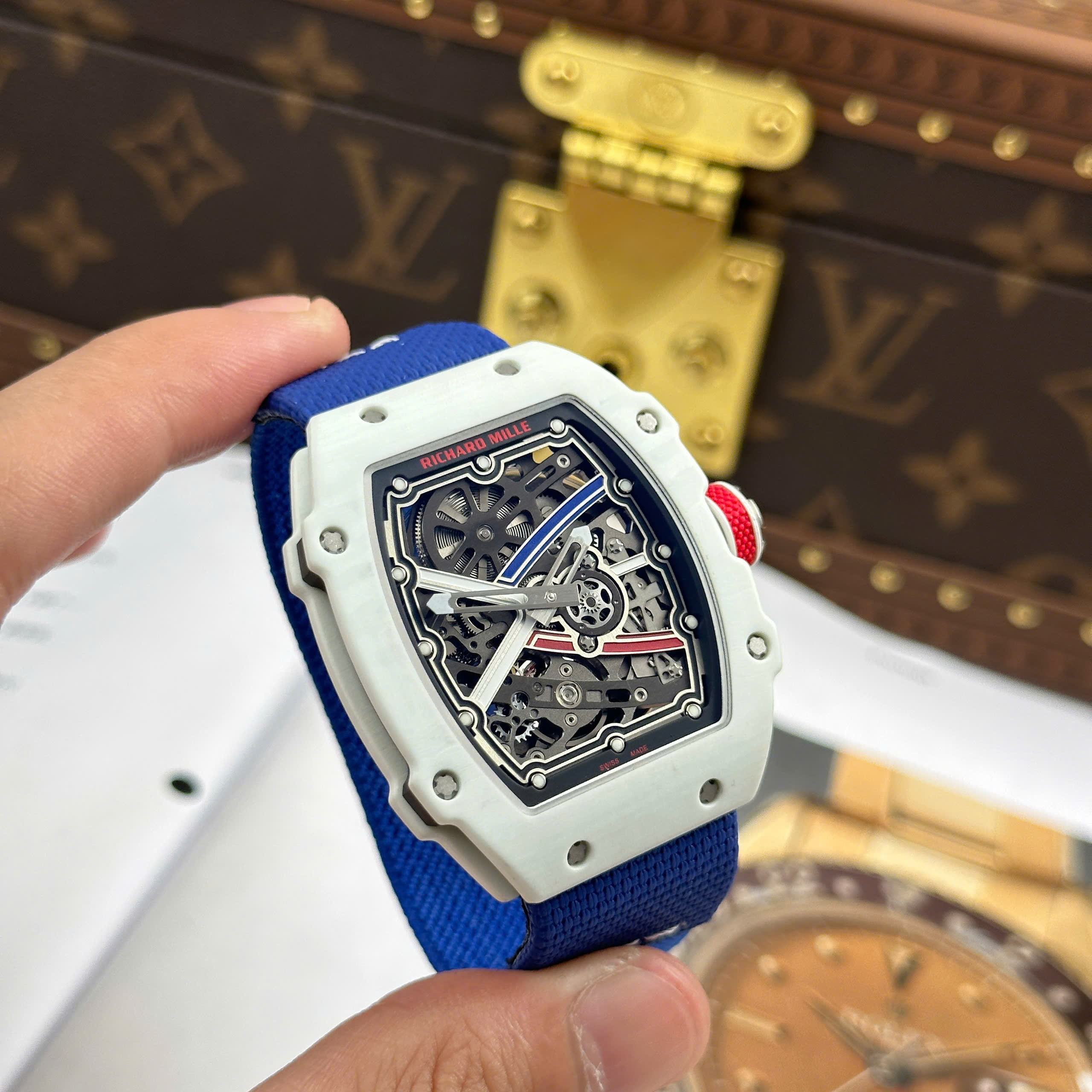 Đồng Hồ Richard Mille RM 67-02 Extra Flat Alexis Pinturault Replica 1:1