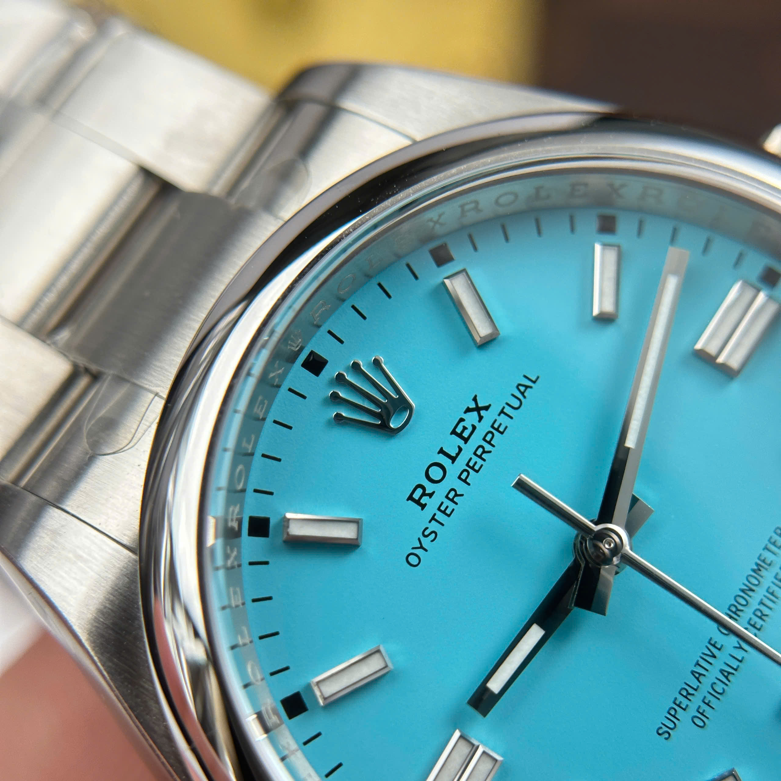Đồng Hồ Rolex Oyster Perpetual 36mm 126000 Mặt Số Xanh Ngọc Lam Replica 1:1 Clean Factory