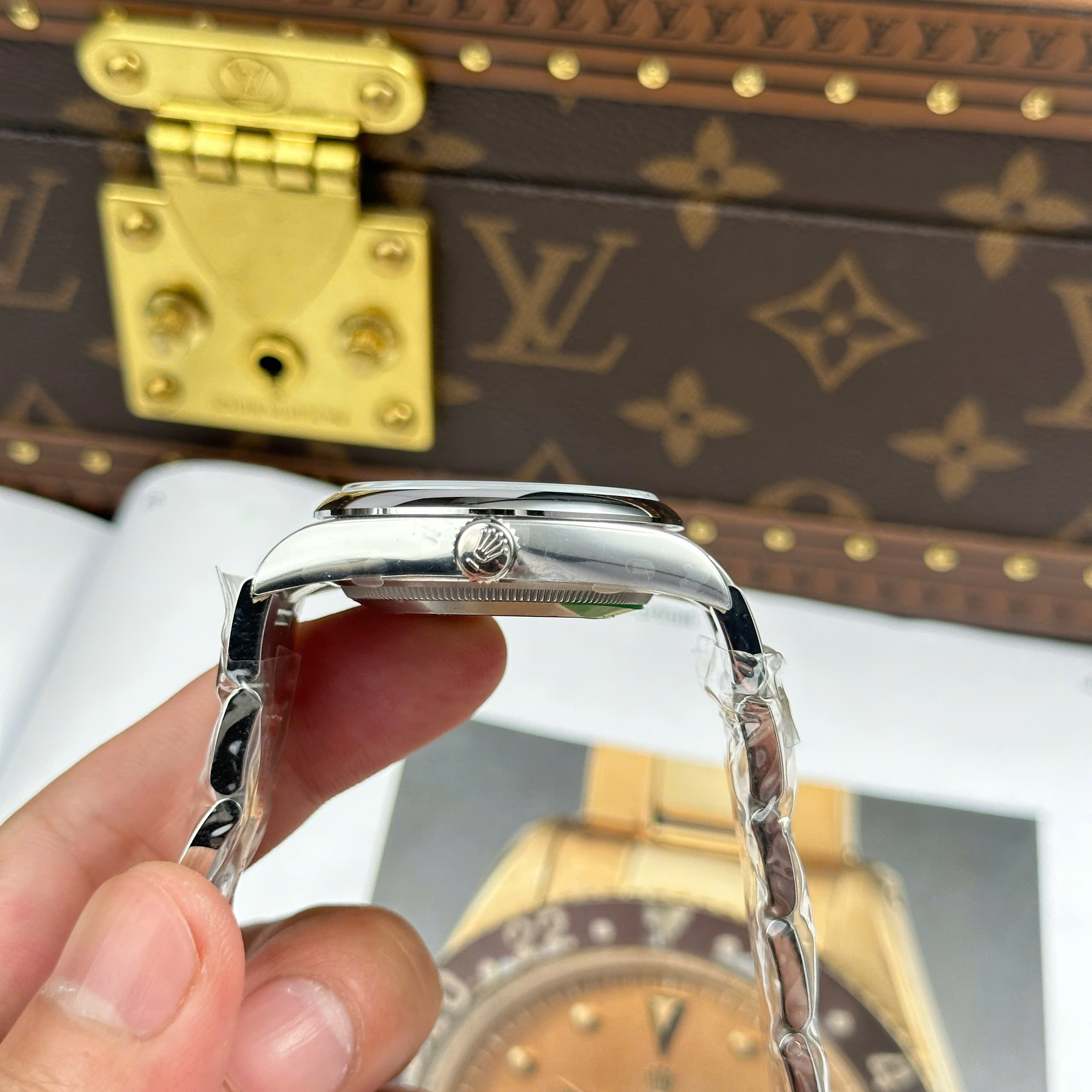 Đồng Hồ Rolex Oyster Perpetual 36mm 126000 Mặt Số Xanh Ngọc Lam Replica 1:1 Clean Factory
