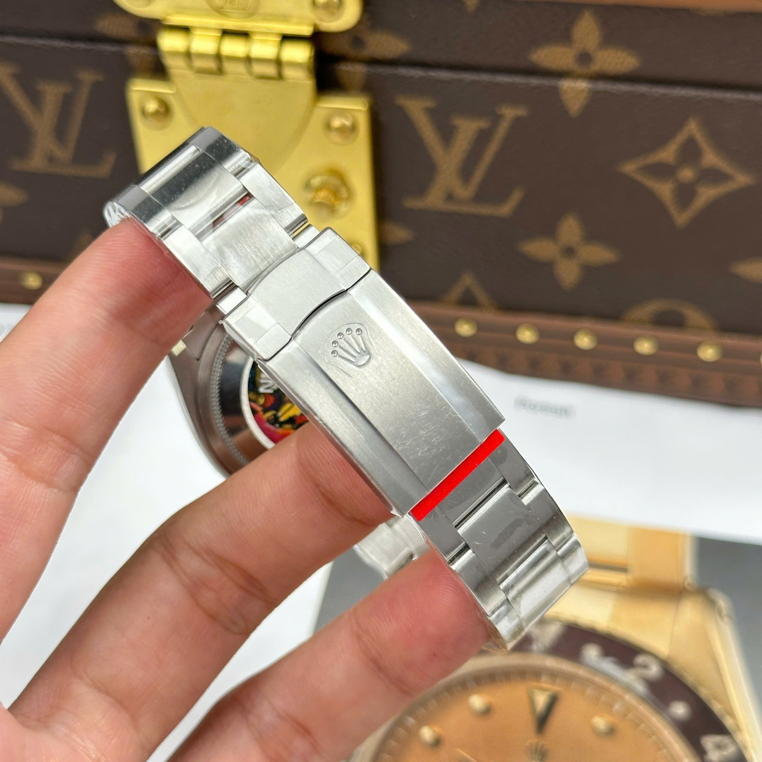 Đồng Hồ Rolex Oyster Perpetual 36mm 126000 Mặt Số Đen Replica 1:1 Clean Factory
