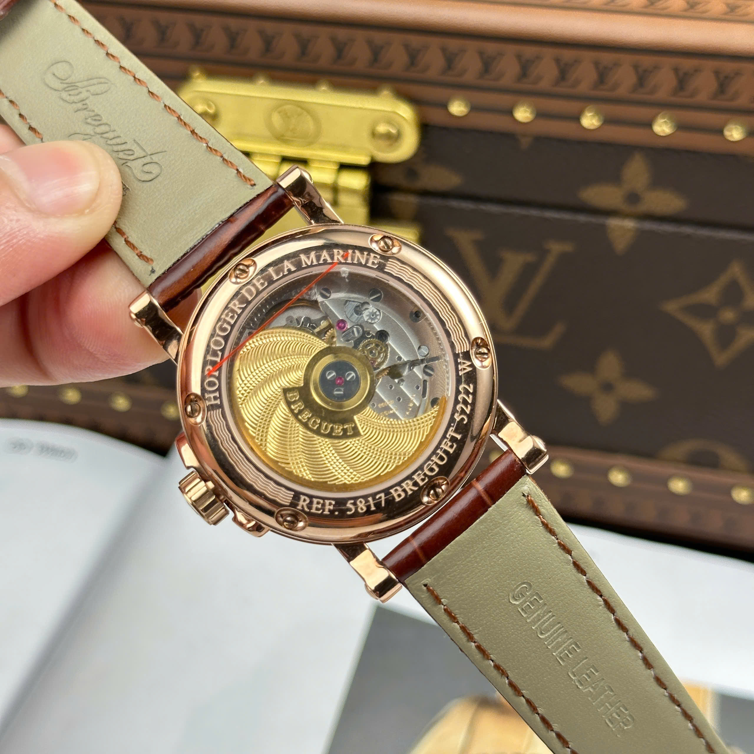 Đồng Hồ Breguet Marine Big Date 39mm 5817BR/Z2/5V8 Replica 1:1