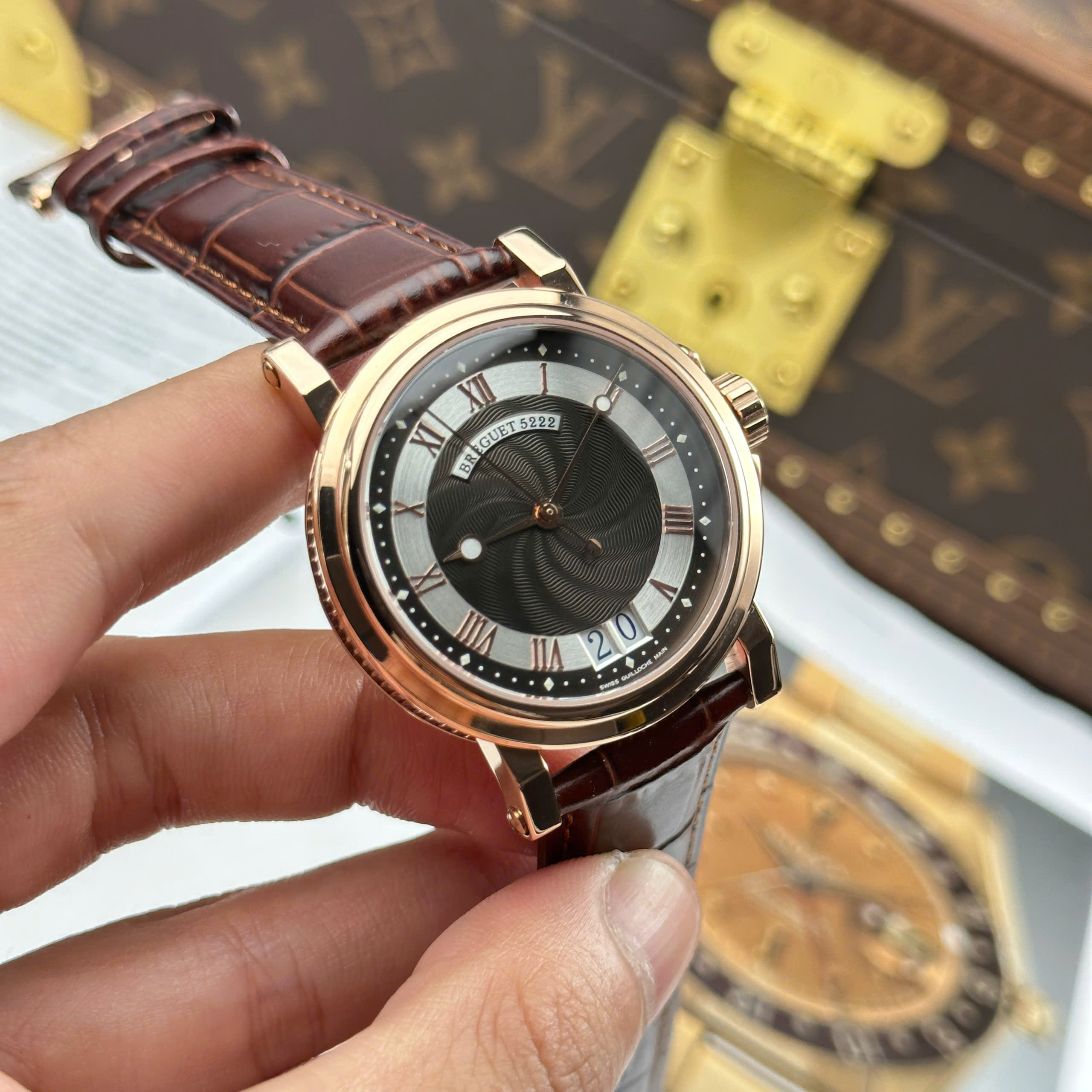 Đồng Hồ Breguet Marine Big Date 39mm 5817BR/Z2/5V8 Replica 1:1