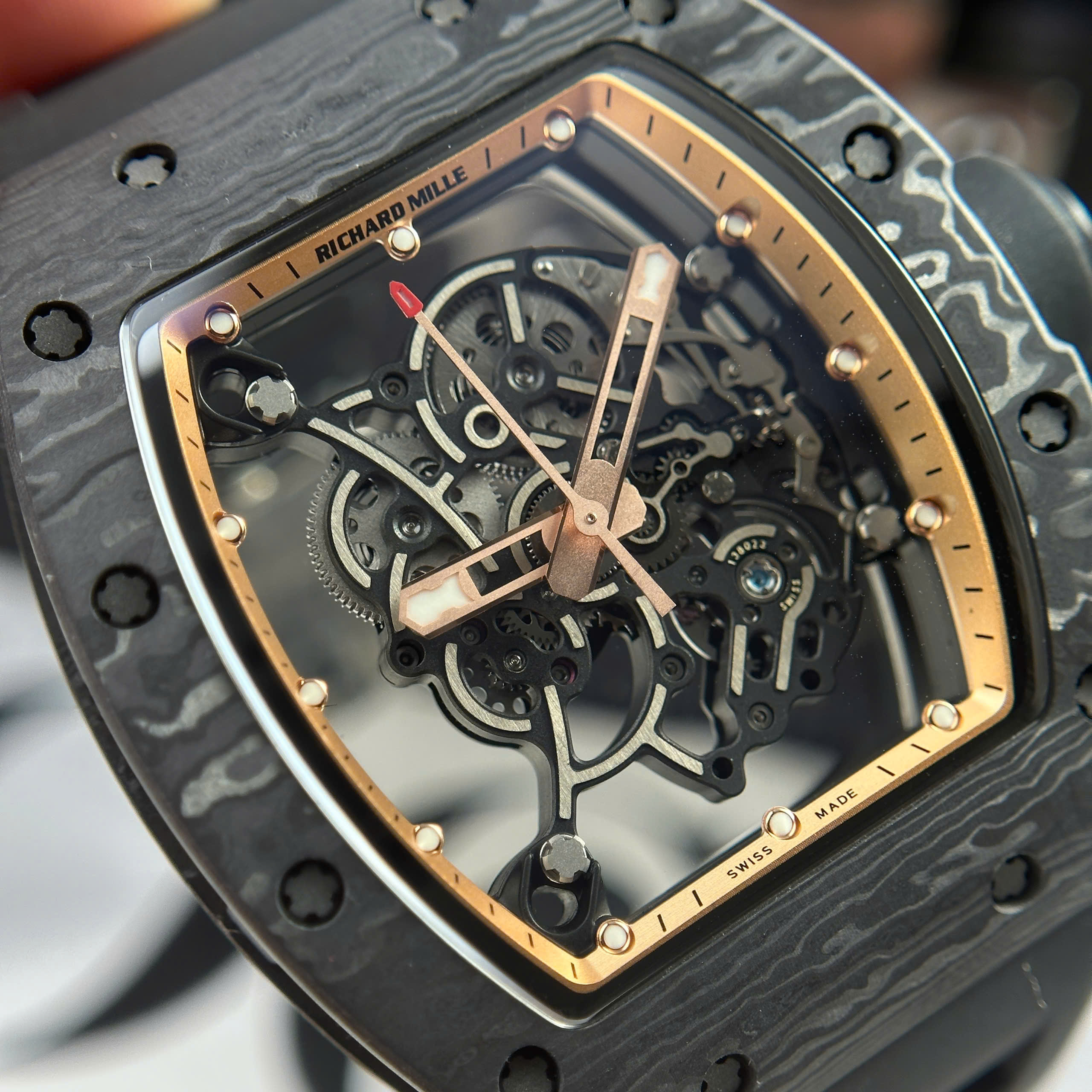 Đồng Hồ Richard Mille RM 055 Carbon Replica 1:1 BBR Factory