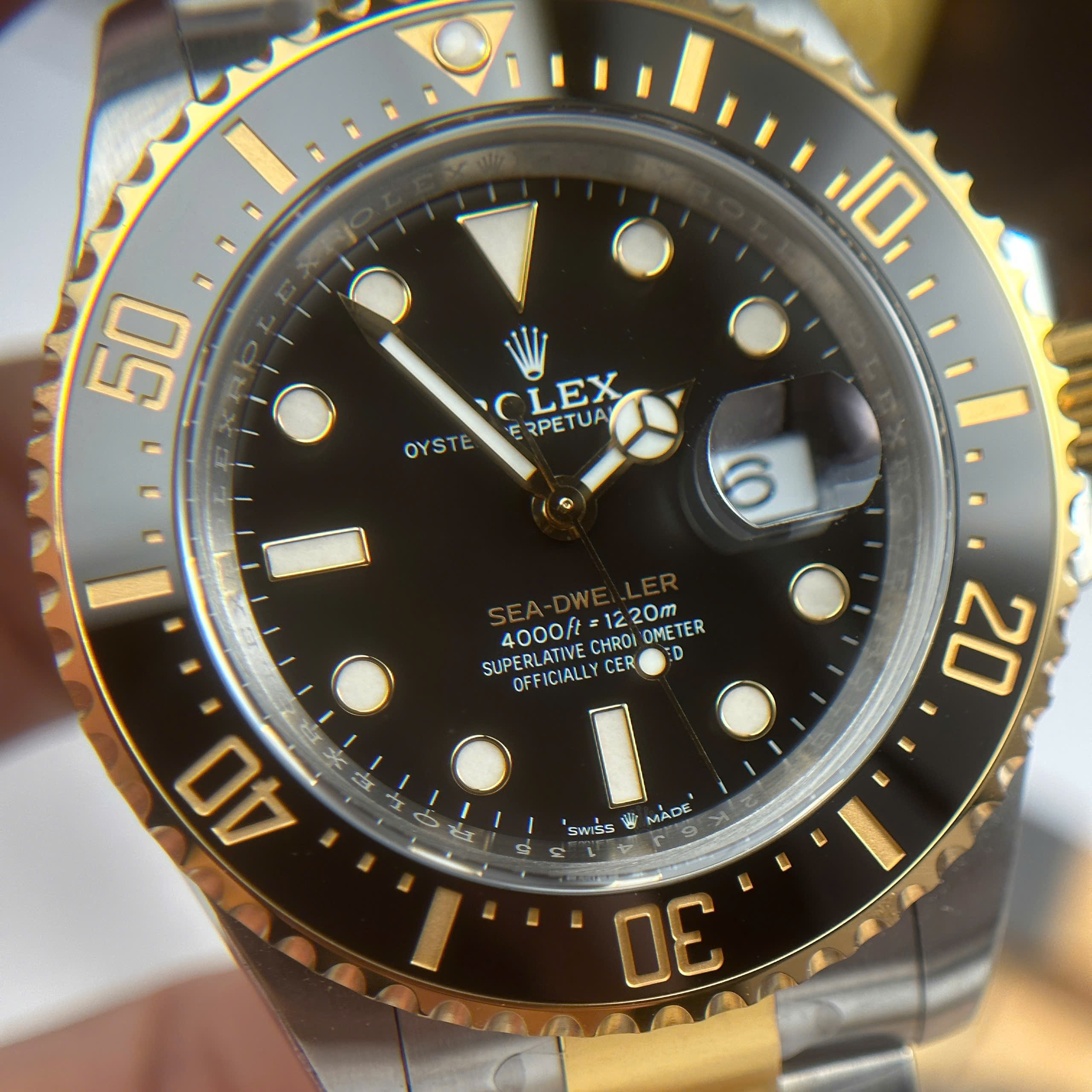 Đồng Hồ Rolex Sea - Dweller 43mm M126603 - 0001 Mặt Số Đen Replica 1:1 VS Factory