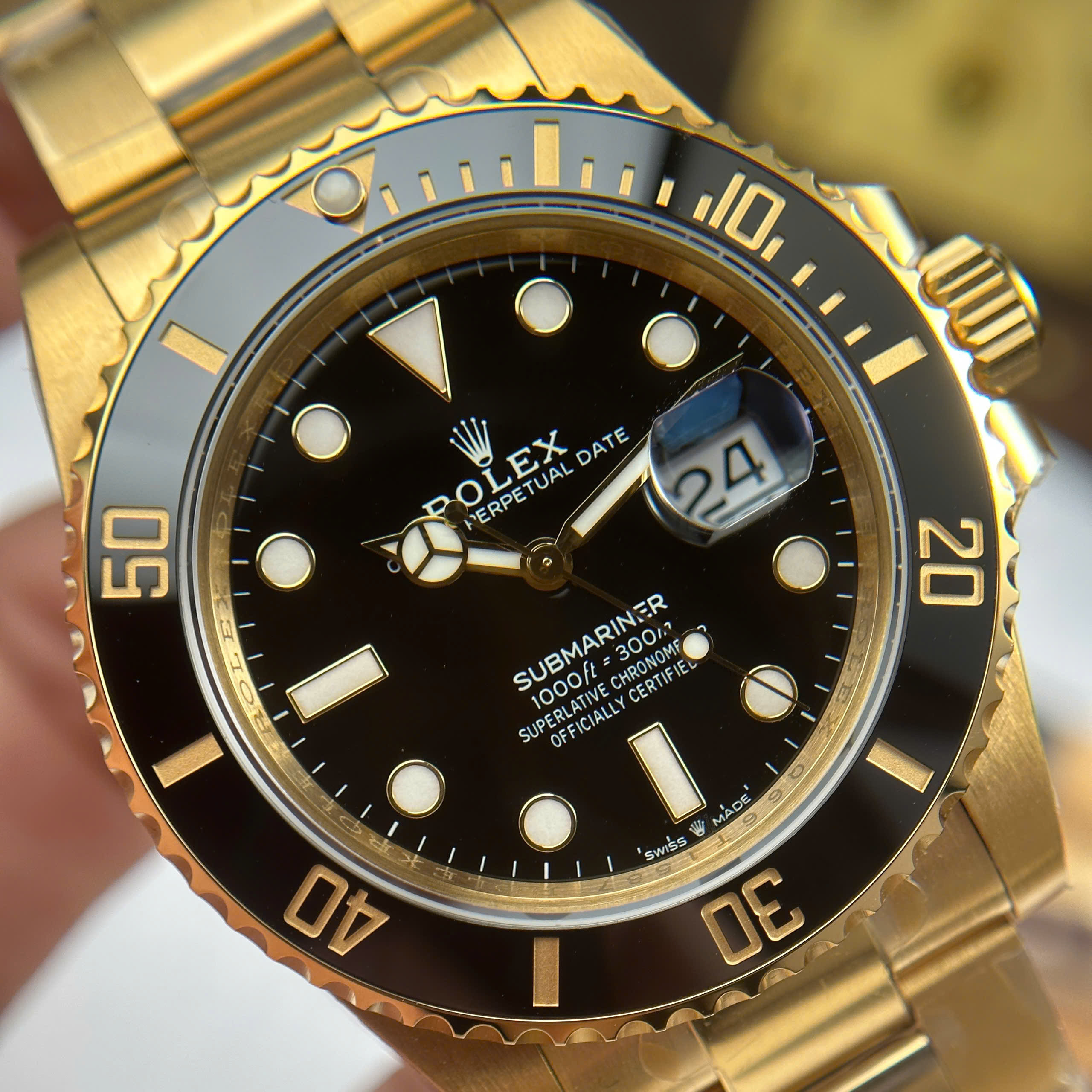 Đồng Hồ Rolex Submariner 116618LN 40mm Replica 1:1 VS Factory