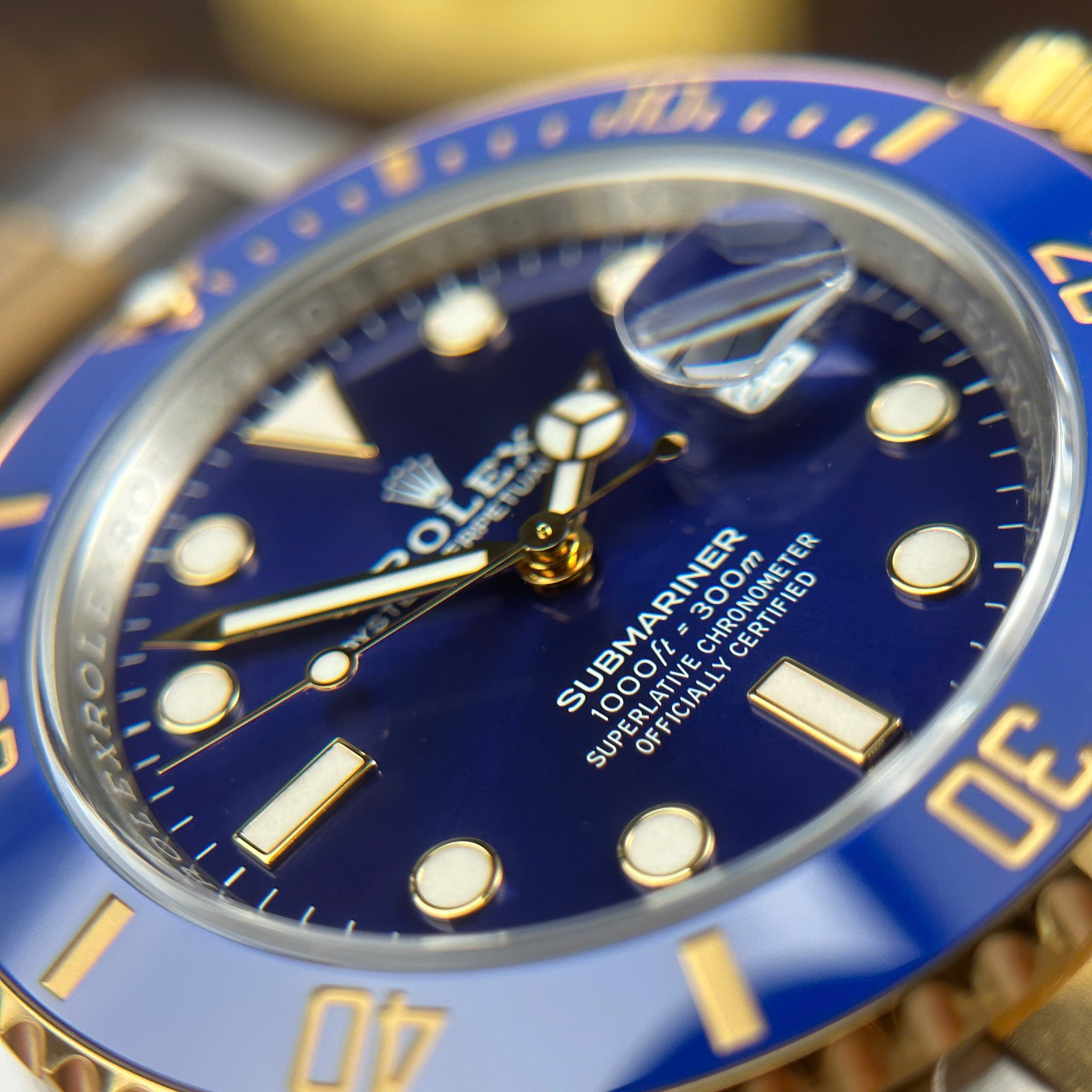 Đồng Hồ Rolex Submariner Date 116613LB Mặt Xanh Blue 40mm Replica 1:1 VS Factory