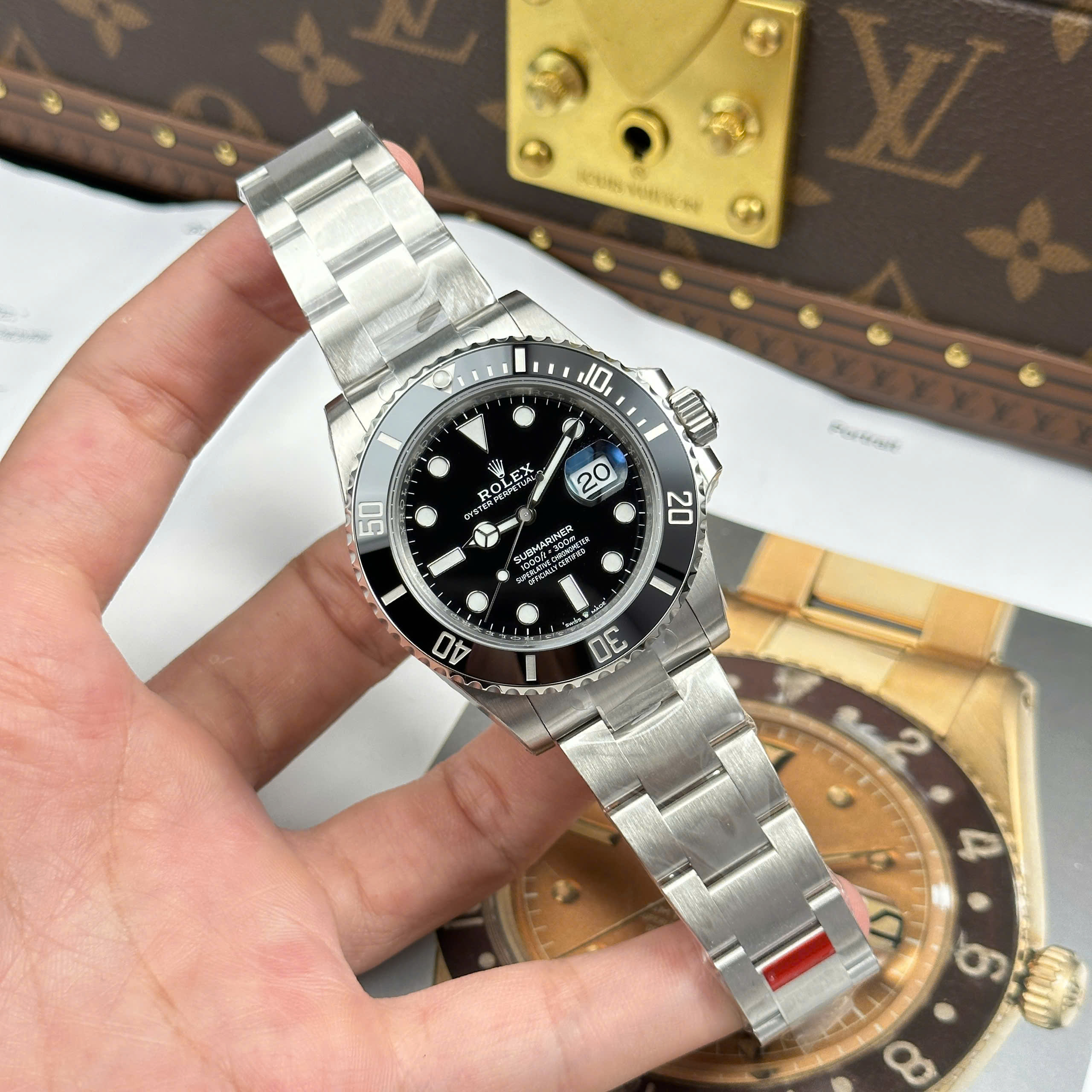 Đồng Hồ Rolex Submariner Date 126610LN Mặt Số Đen 41mm Replica 1:1 VS Factory