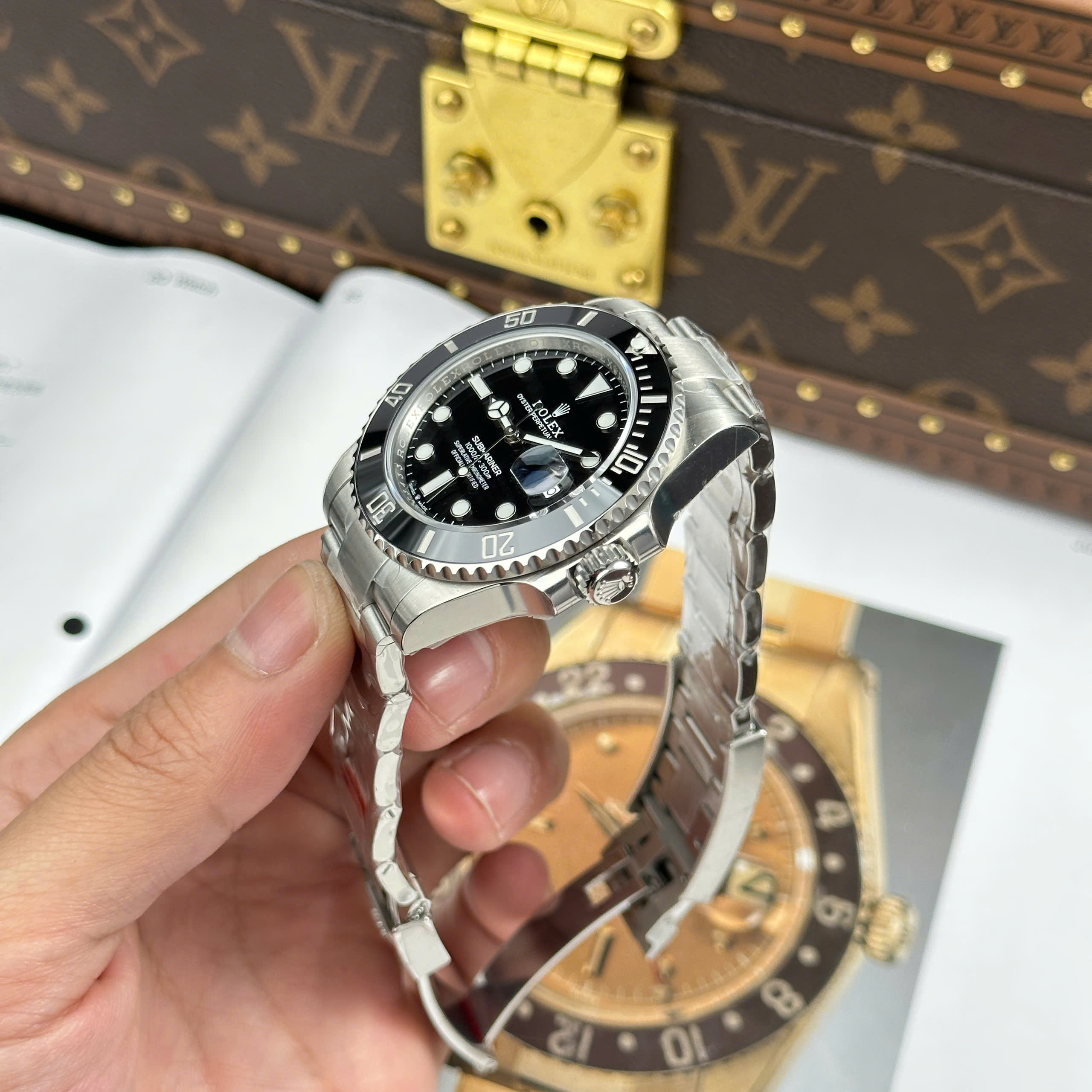 Đồng Hồ Rolex Submariner Date 126610LN Mặt Số Đen 41mm Replica 1:1 VS Factory