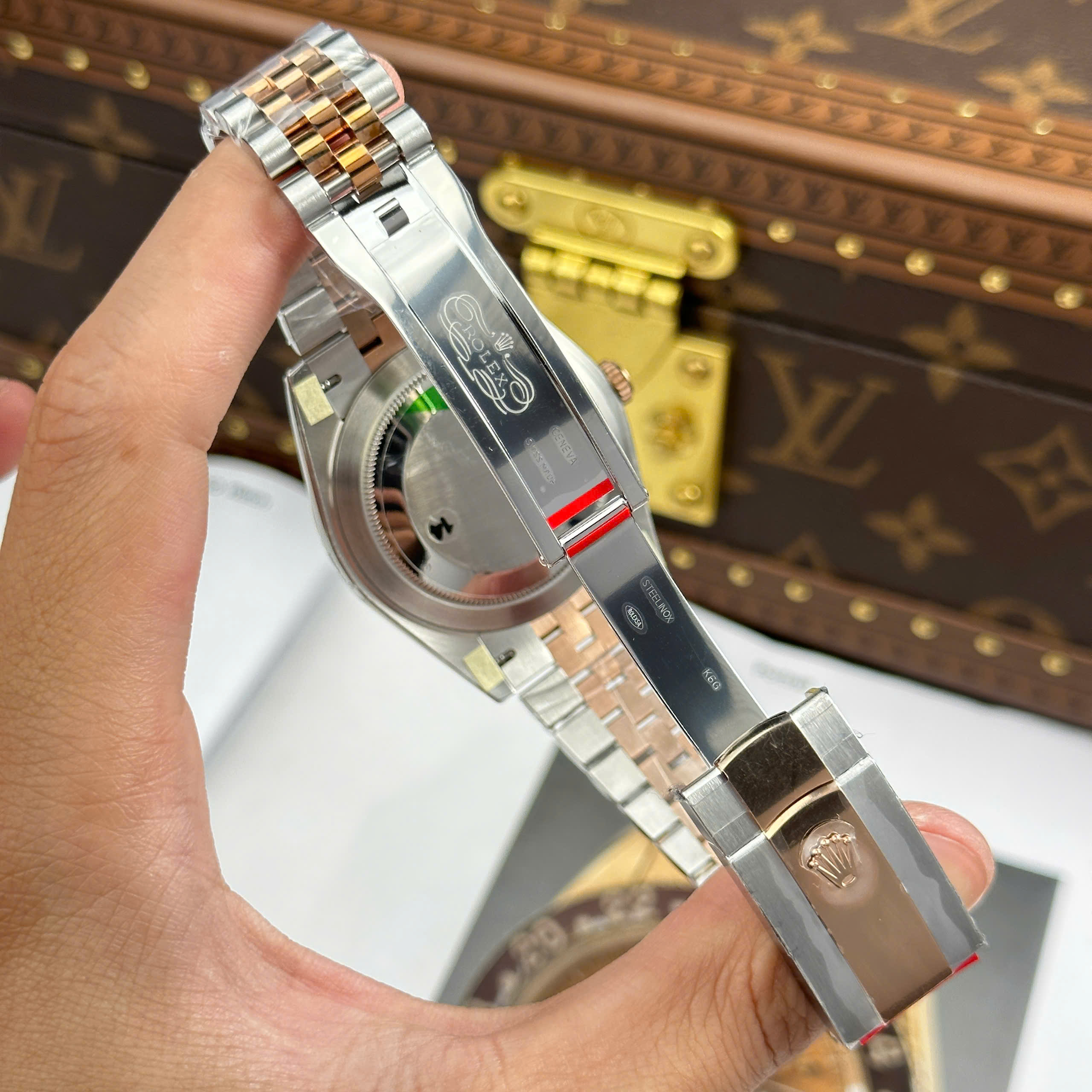 Đồng Hồ Rolex Datejust 41mm 126331 Mặt Số Nâu Chocolate 3235 Replica 1:1 VS Factory