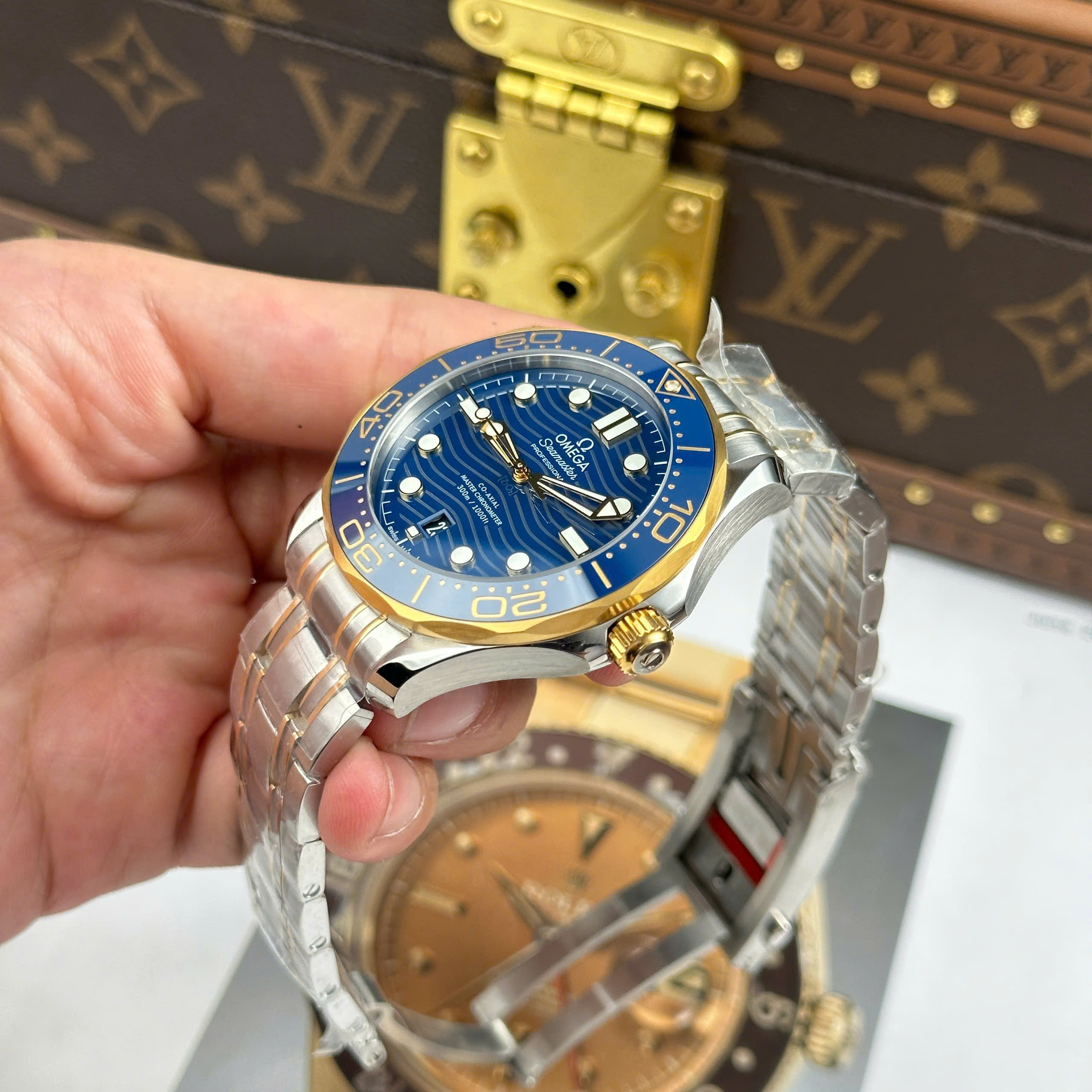 Đồng Hồ Omega Seamaster Diver 300 Mặt Xanh Blue 42mm Replica 1:1 VS Factory