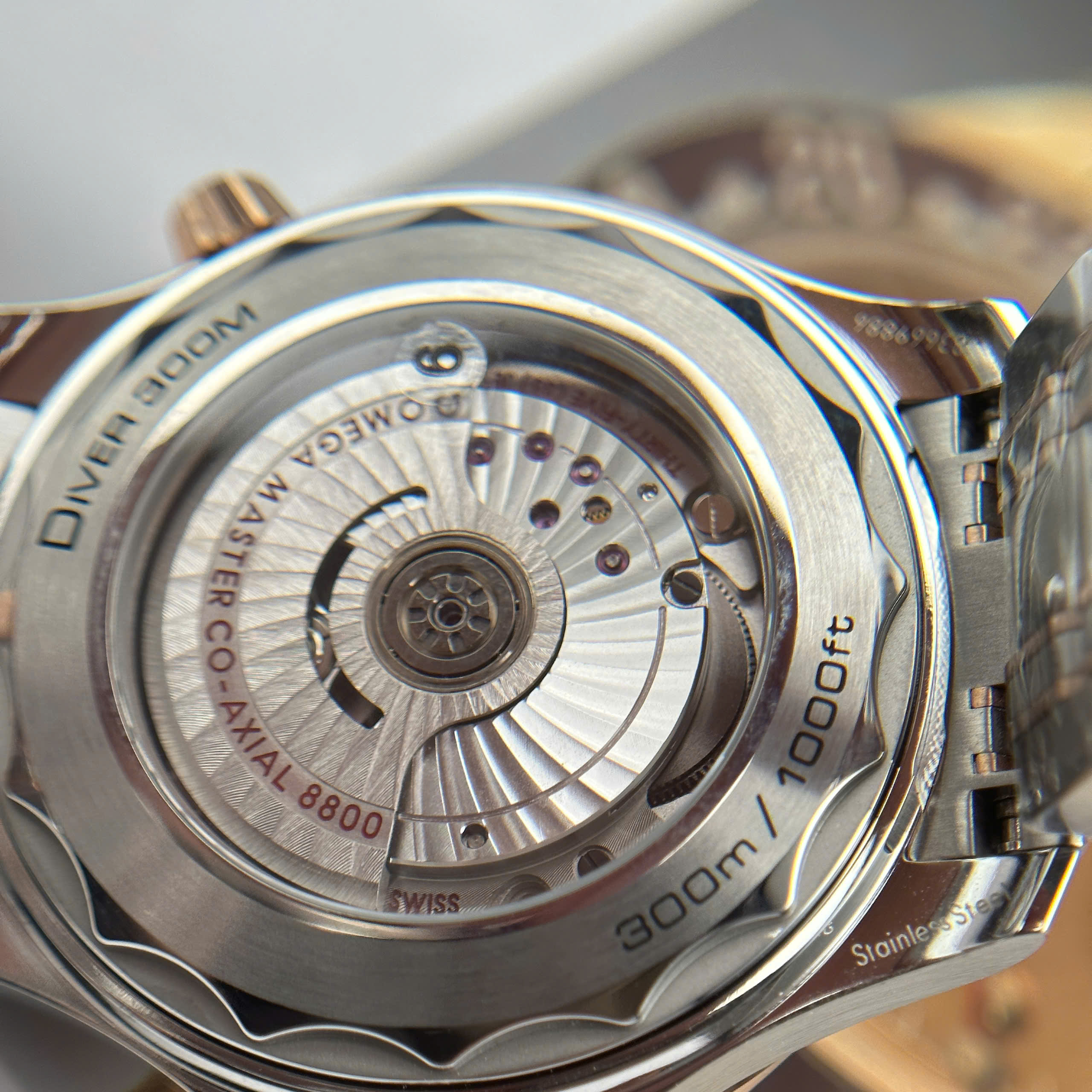 Đồng Hồ Omega Seamaster Diver 300 Mặt Số Đen 42mm Replica 1:1 VS Factory