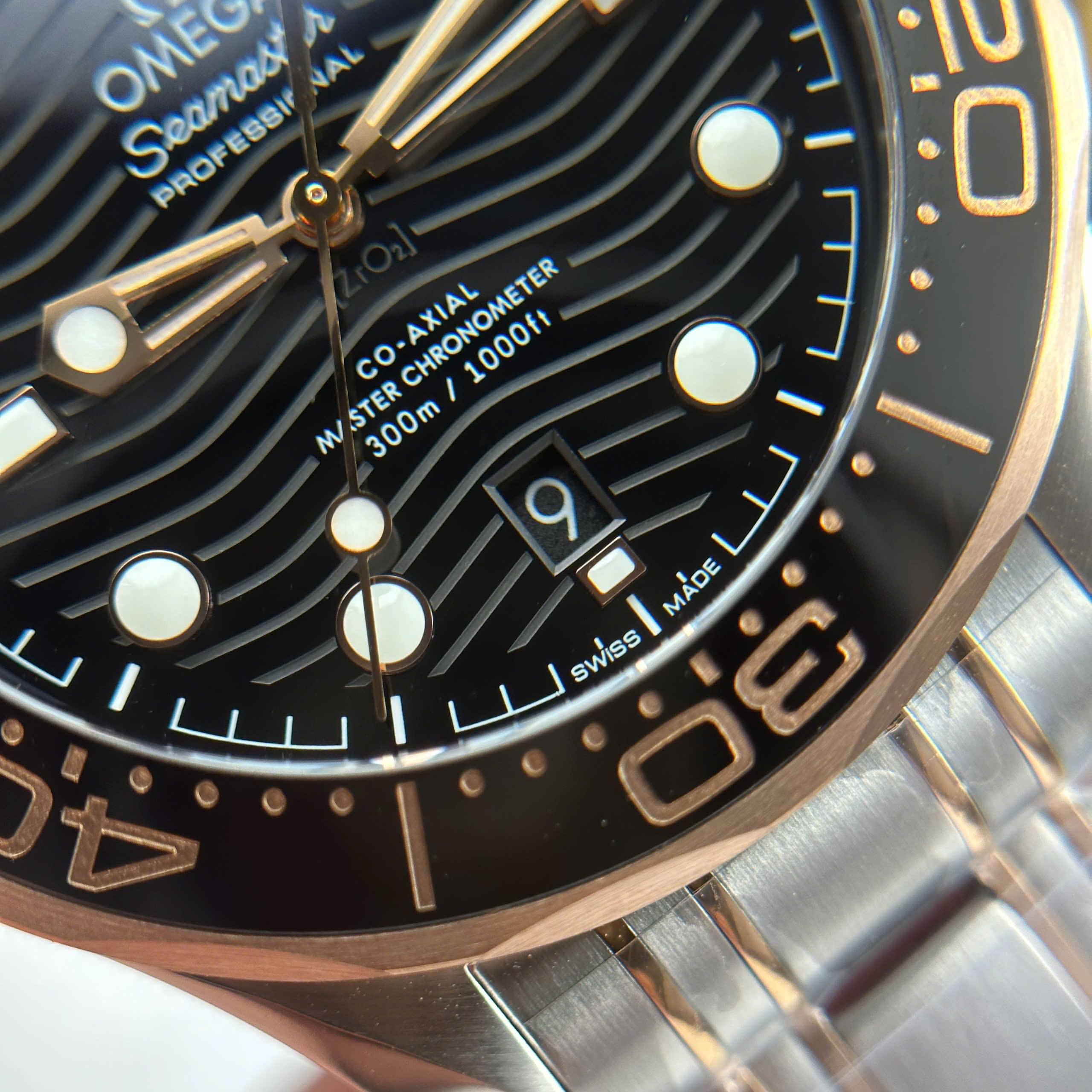 Đồng Hồ Omega Seamaster Diver 300 Mặt Số Đen 42mm Replica 1:1 VS Factory