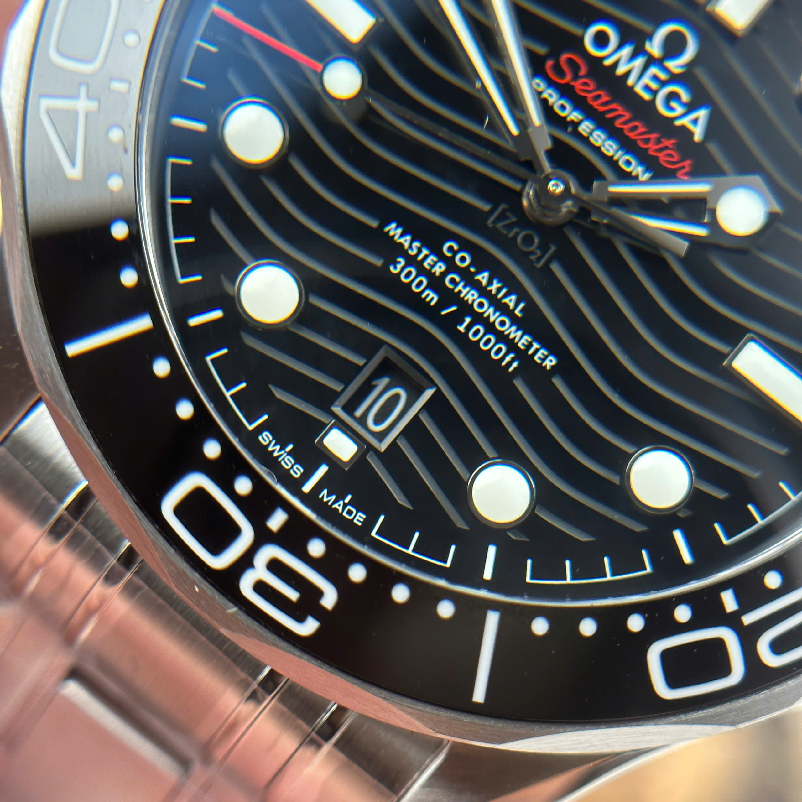 Đồng Hồ Omega Seamaster Diver 300 Mặt Số Đen 42mm Replica 1:1 VS Factory