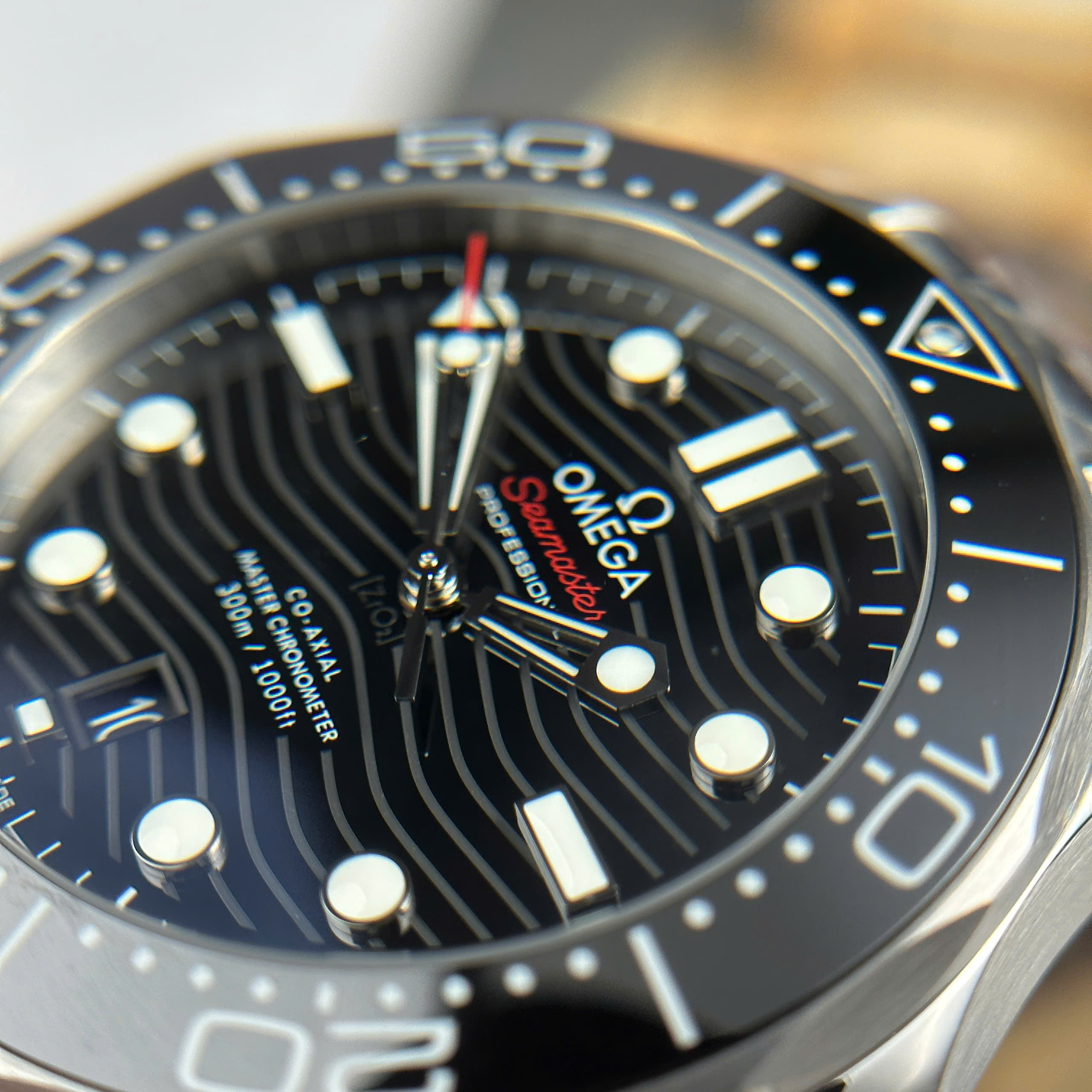 Đồng Hồ Omega Seamaster Diver 300 Mặt Số Đen 42mm Replica 1:1 VS Factory