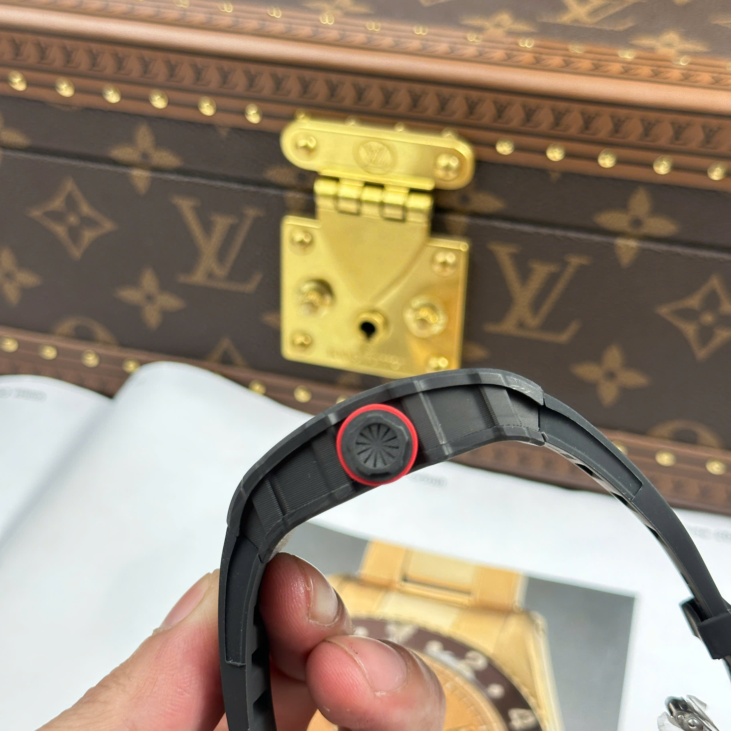 Đồng Hồ Richard Mille RM 35-01 Rafael Nadal Carbon Replica 1:1 BBR Factory