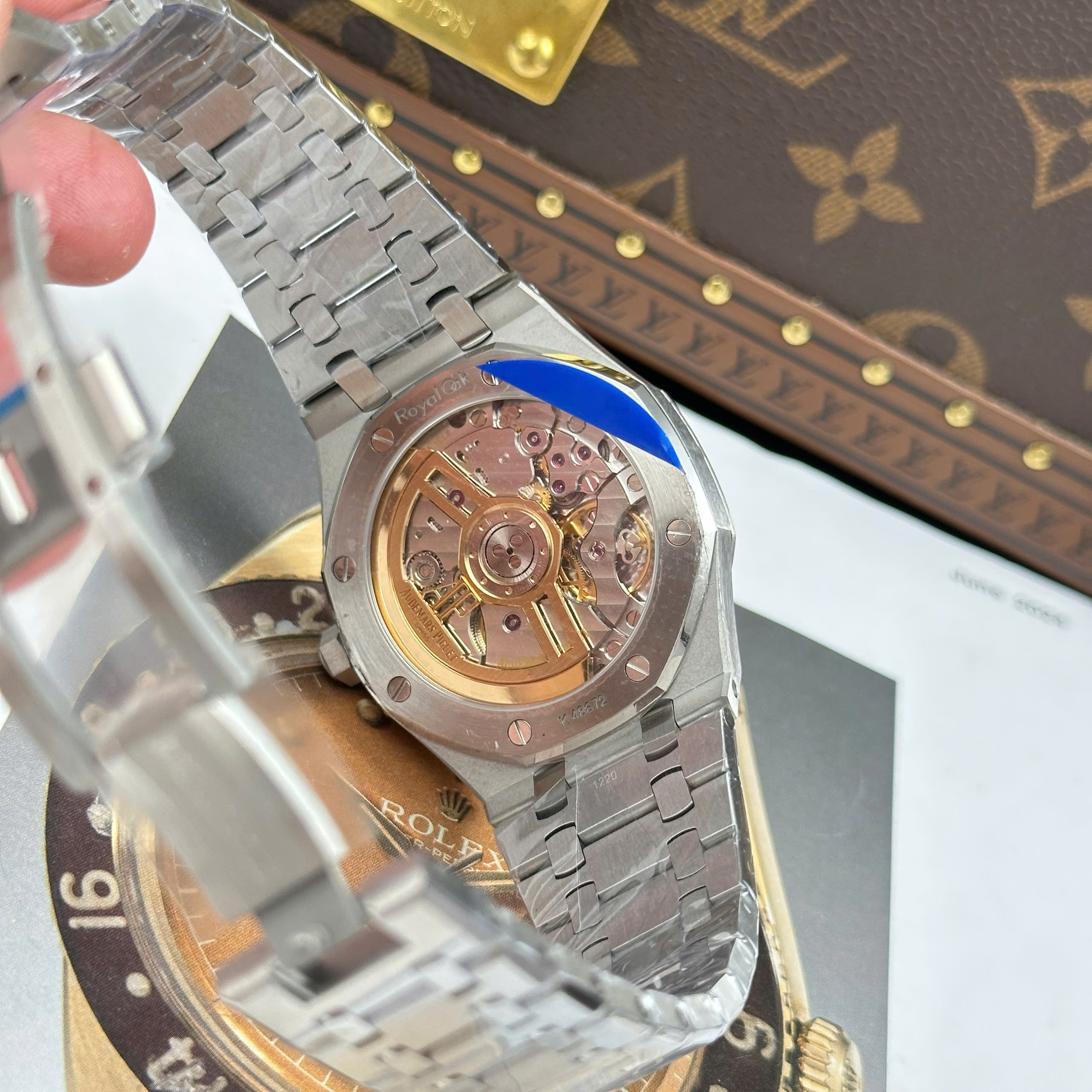Đồng Hồ Audemars Piguet Royal Oak 41mm Mặt Số Xanh Lá 15510 Replica 1:1 APS Factory